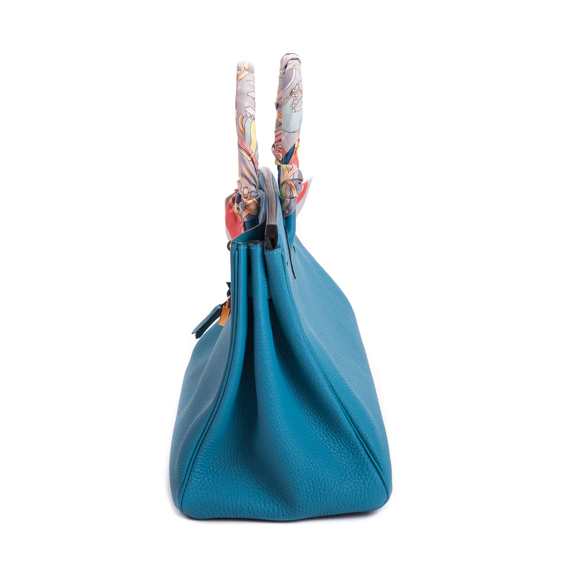 Birkin 35 in Turquoise Togo Leather - Image 8