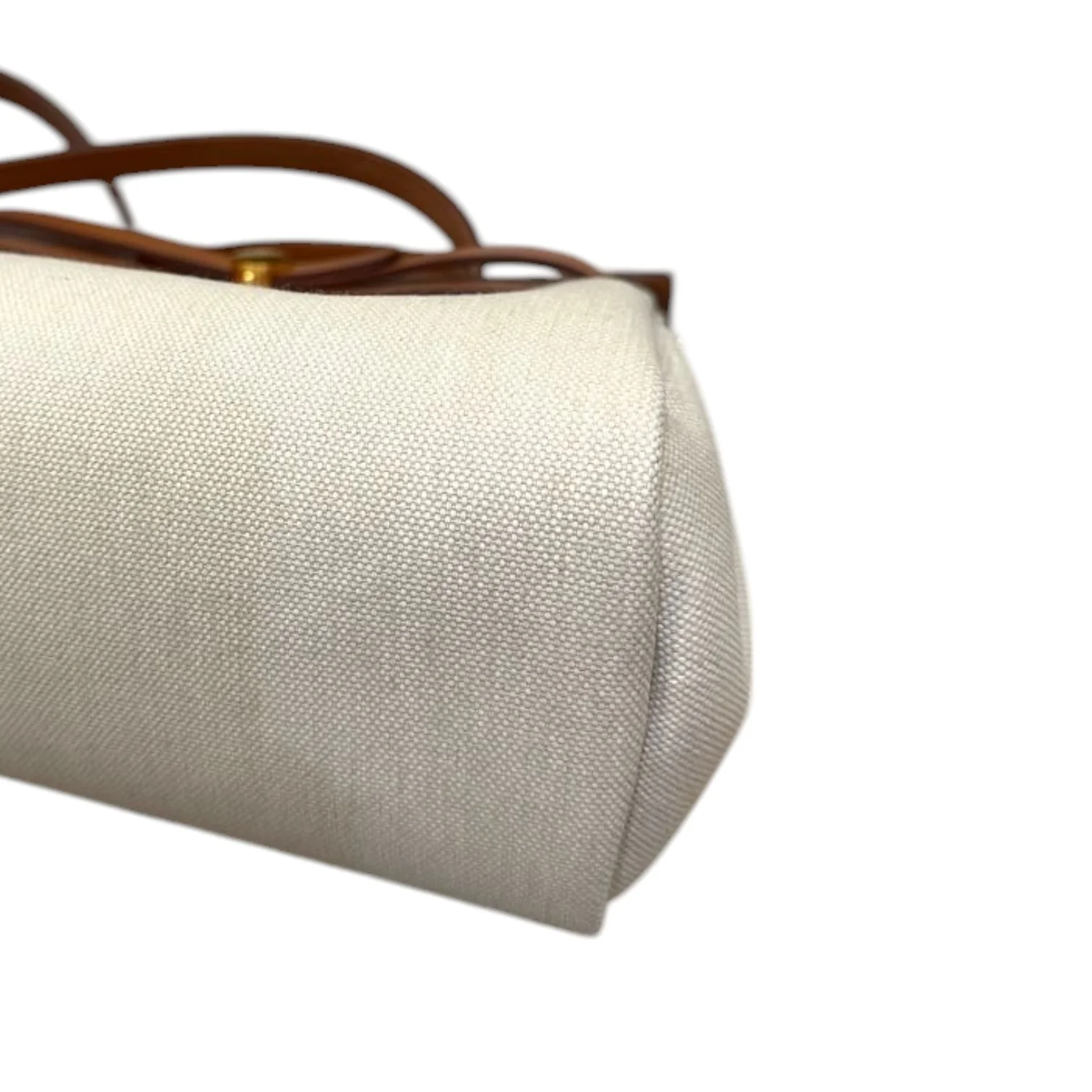 Herbag Zip 31 PM Trench Vache Hunter Toile Beige Brown GHW - Image 6