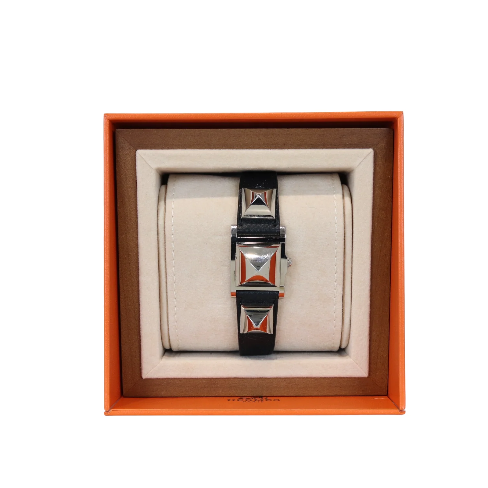 Medor Watch Small 27MM Epsom Black PHW - Image 15