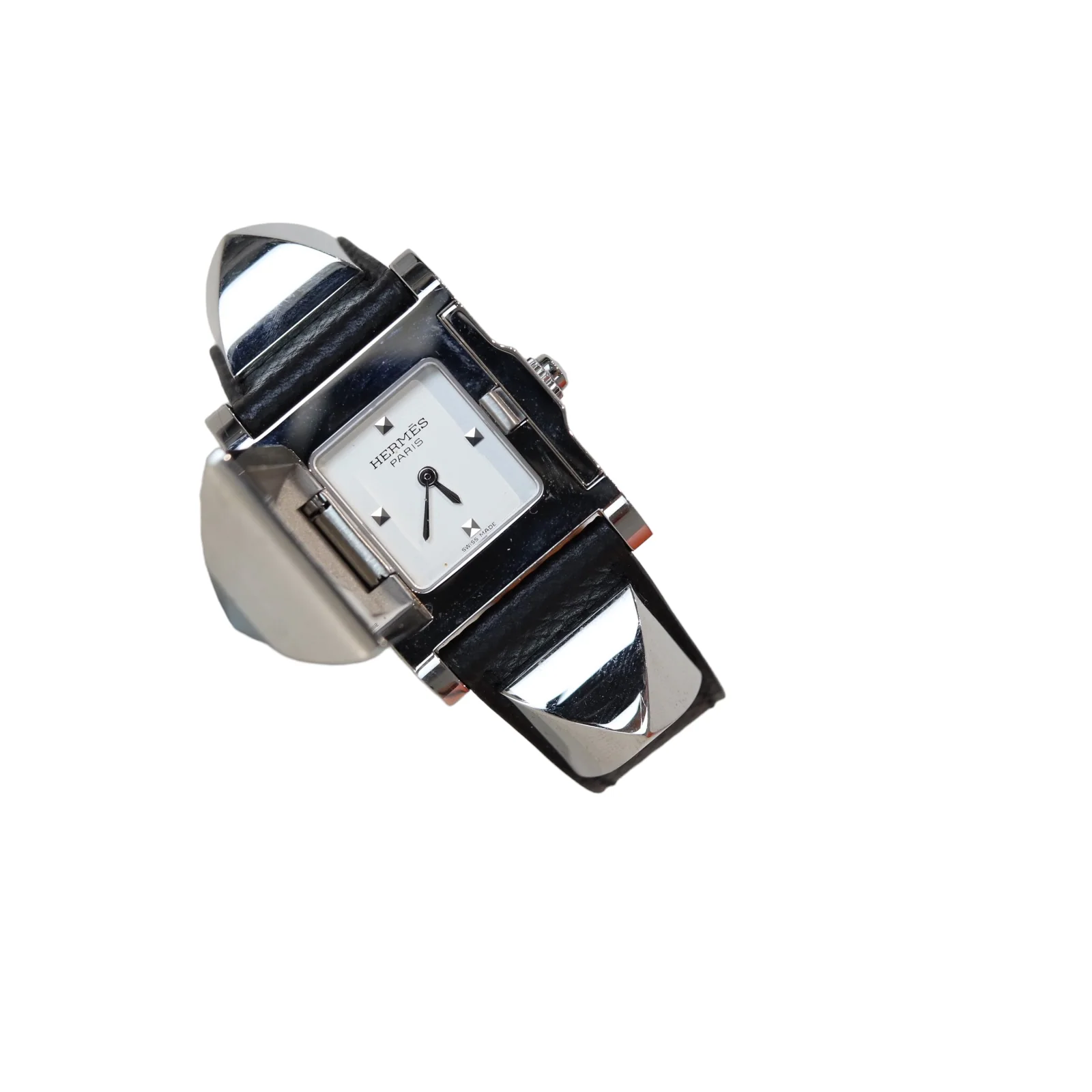 Medor Watch Small 27MM Epsom Black PHW - Image 4