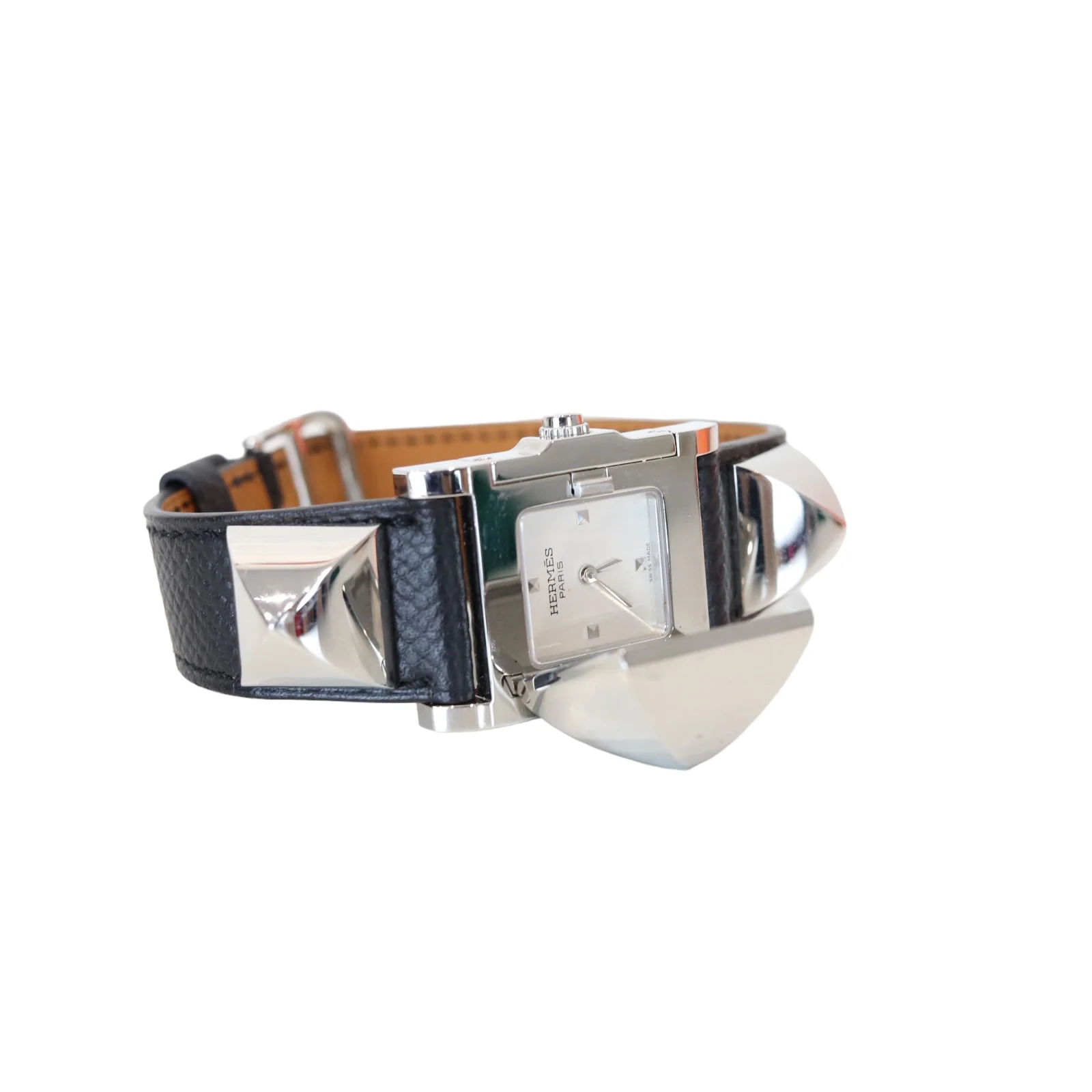 Medor Watch Small 27MM Epsom Black PHW - Image 9