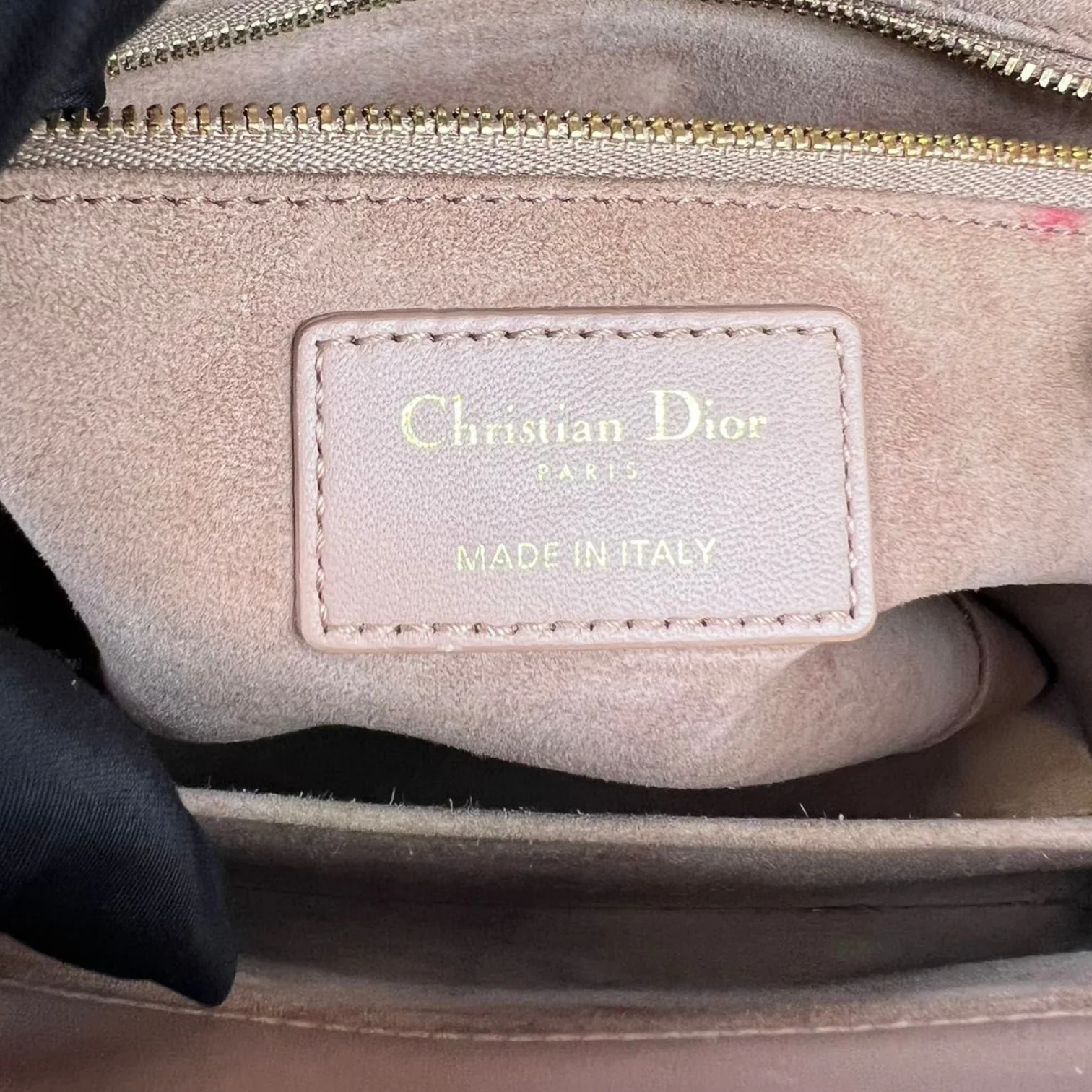 Lady Dior Lambskin Medium Beige GHW - Image 18