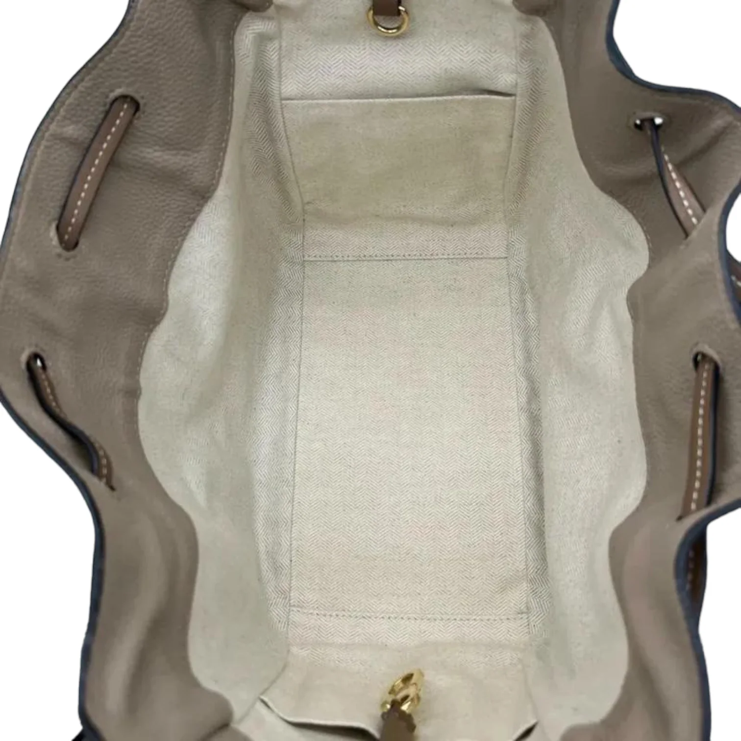 Hammock Small Leather Beige Bag GHW - Image 16