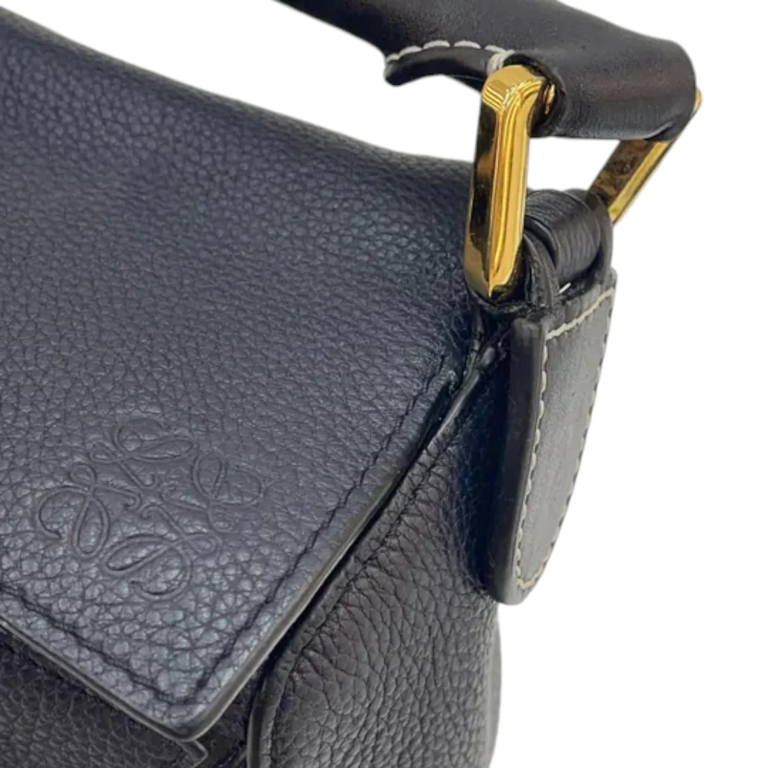 Puzzle Small Crossbody Calfskin Midnight Blue GHW - Image 15