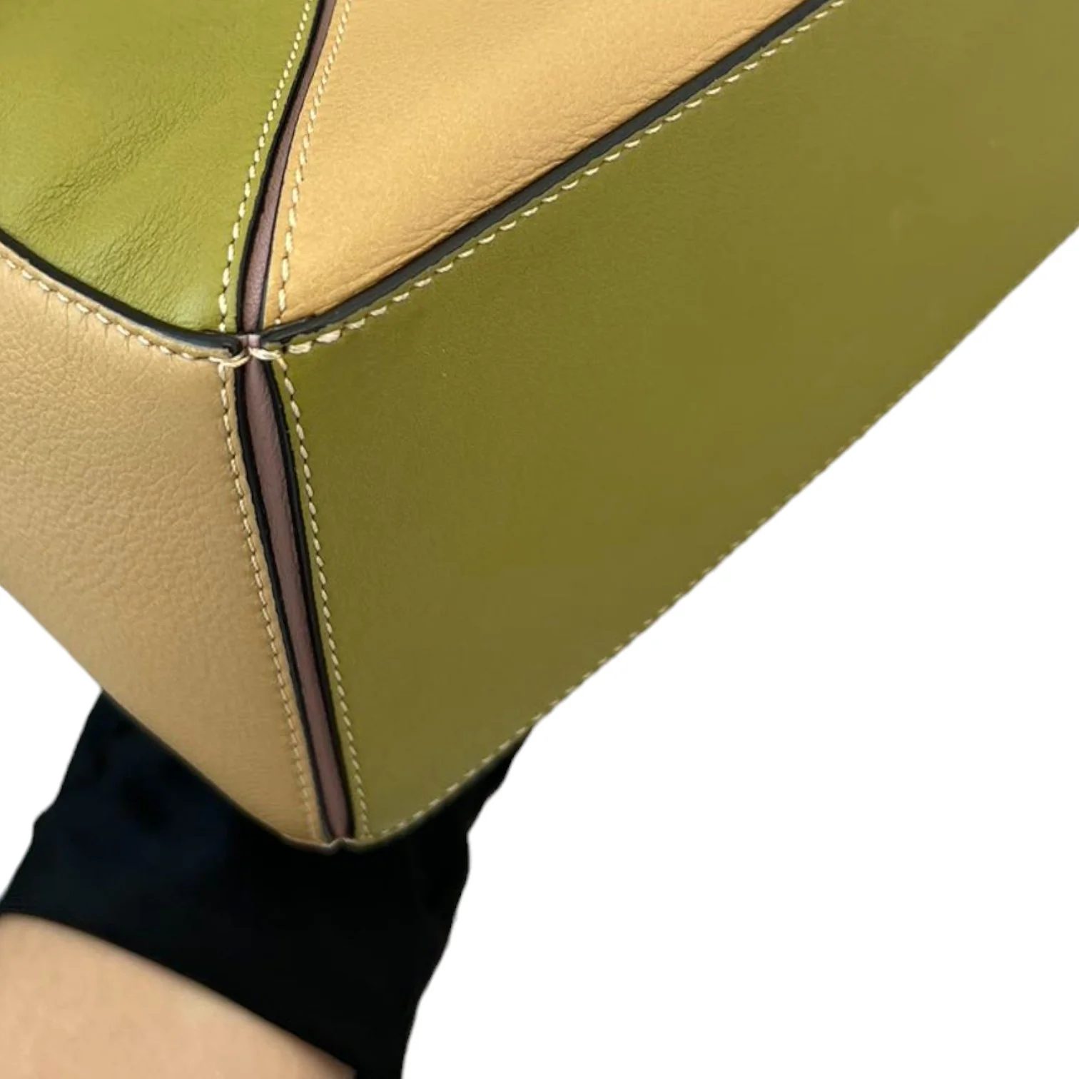 Small Puzzle Bag Calfskin Tricolor SHW - Image 8