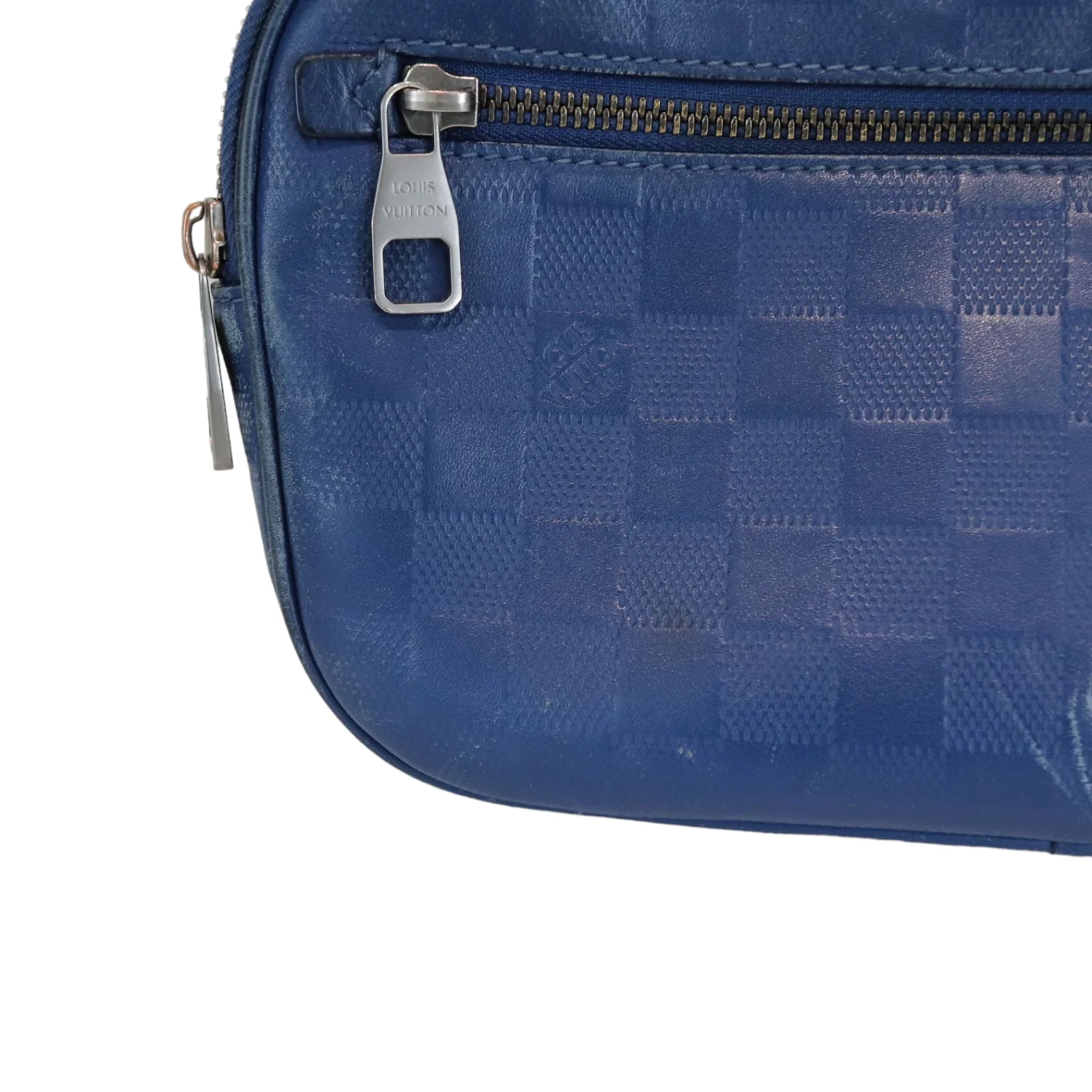 Ambler Leather Blue Bag - Image 10