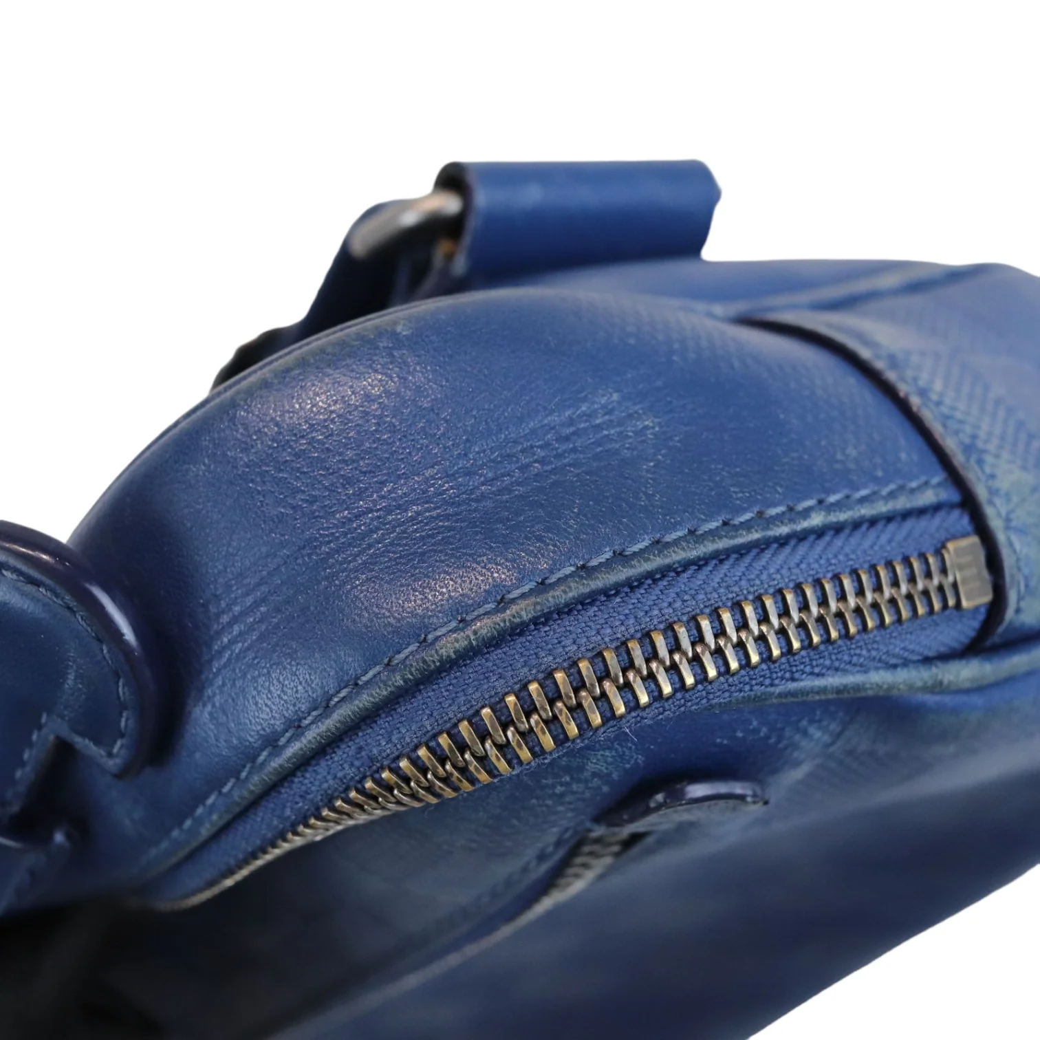 Ambler Leather Blue Bag - Image 11