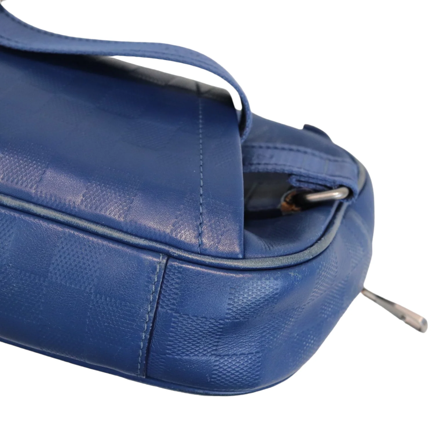 Ambler Leather Blue Bag - Image 13