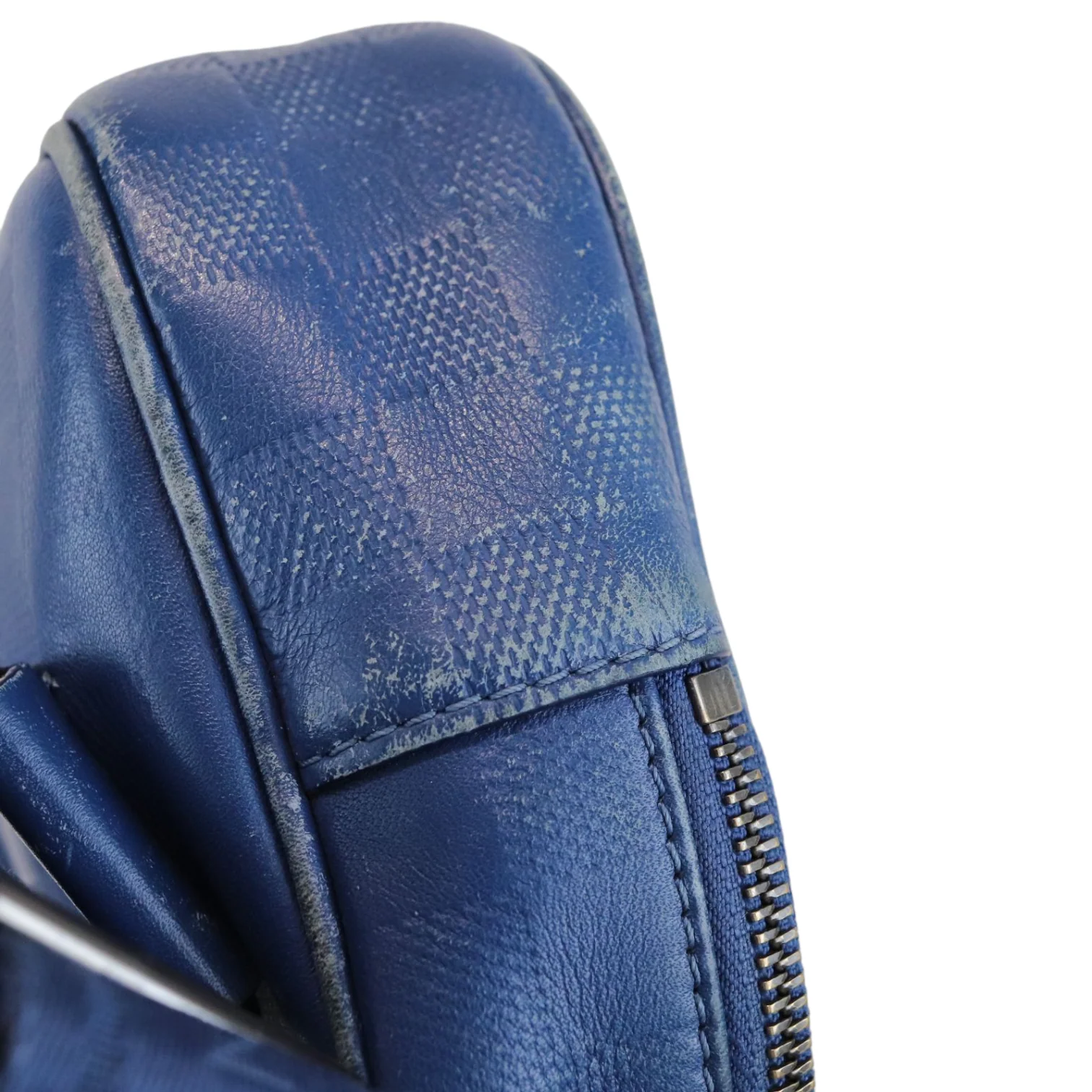 Ambler Leather Blue Bag - Image 14