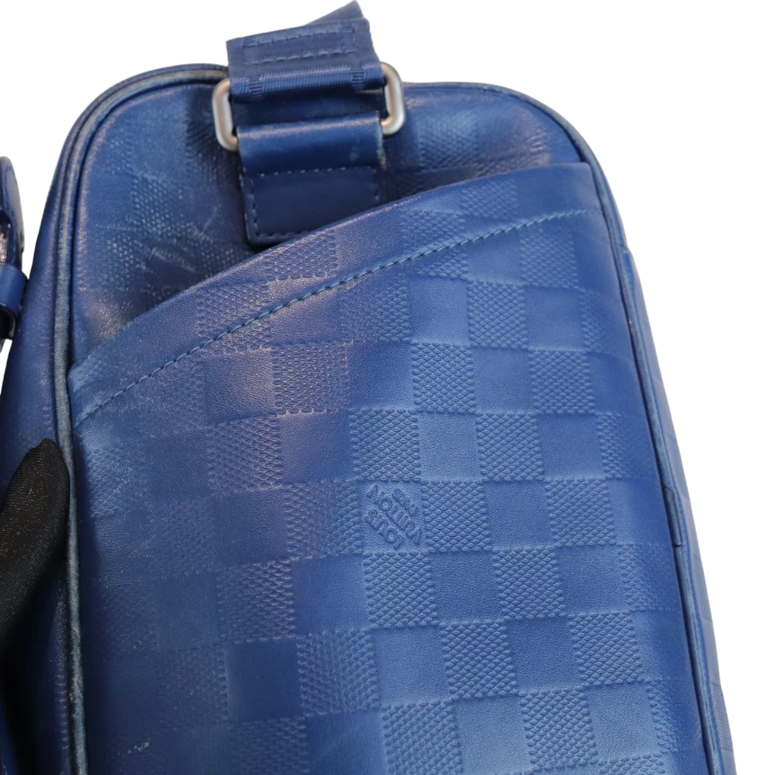 Ambler Leather Blue Bag - Image 15