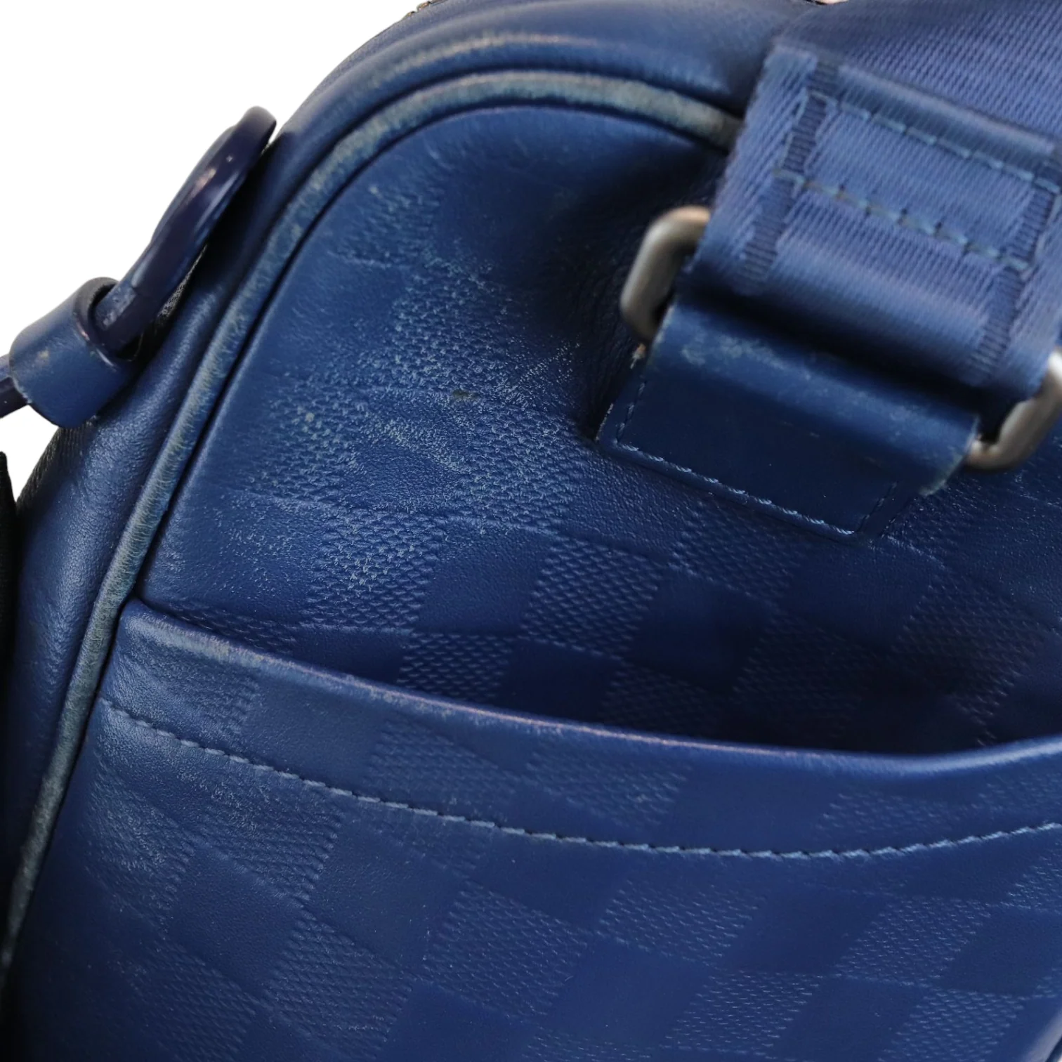 Ambler Leather Blue Bag - Image 16