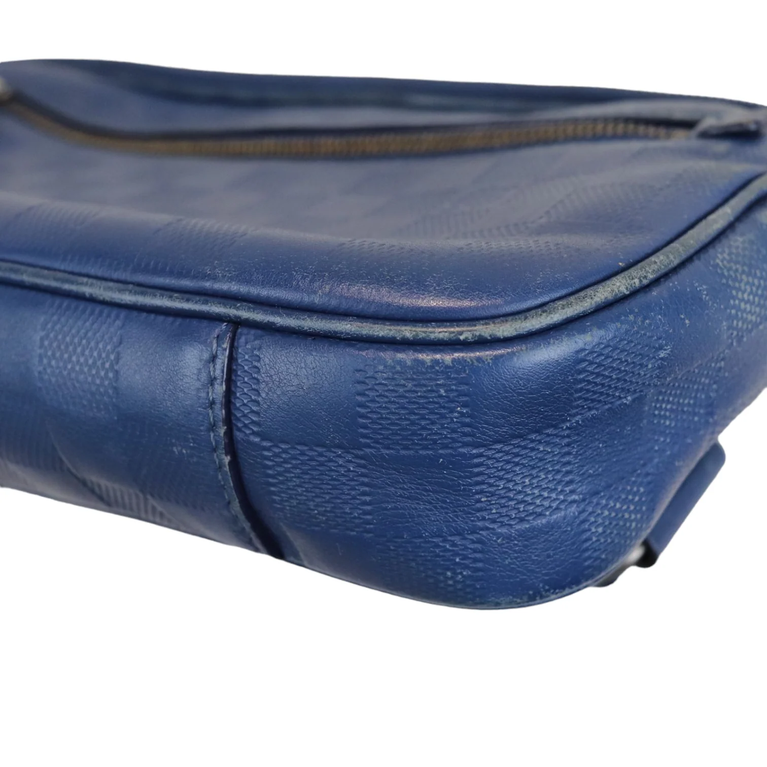 Ambler Leather Blue Bag - Image 5