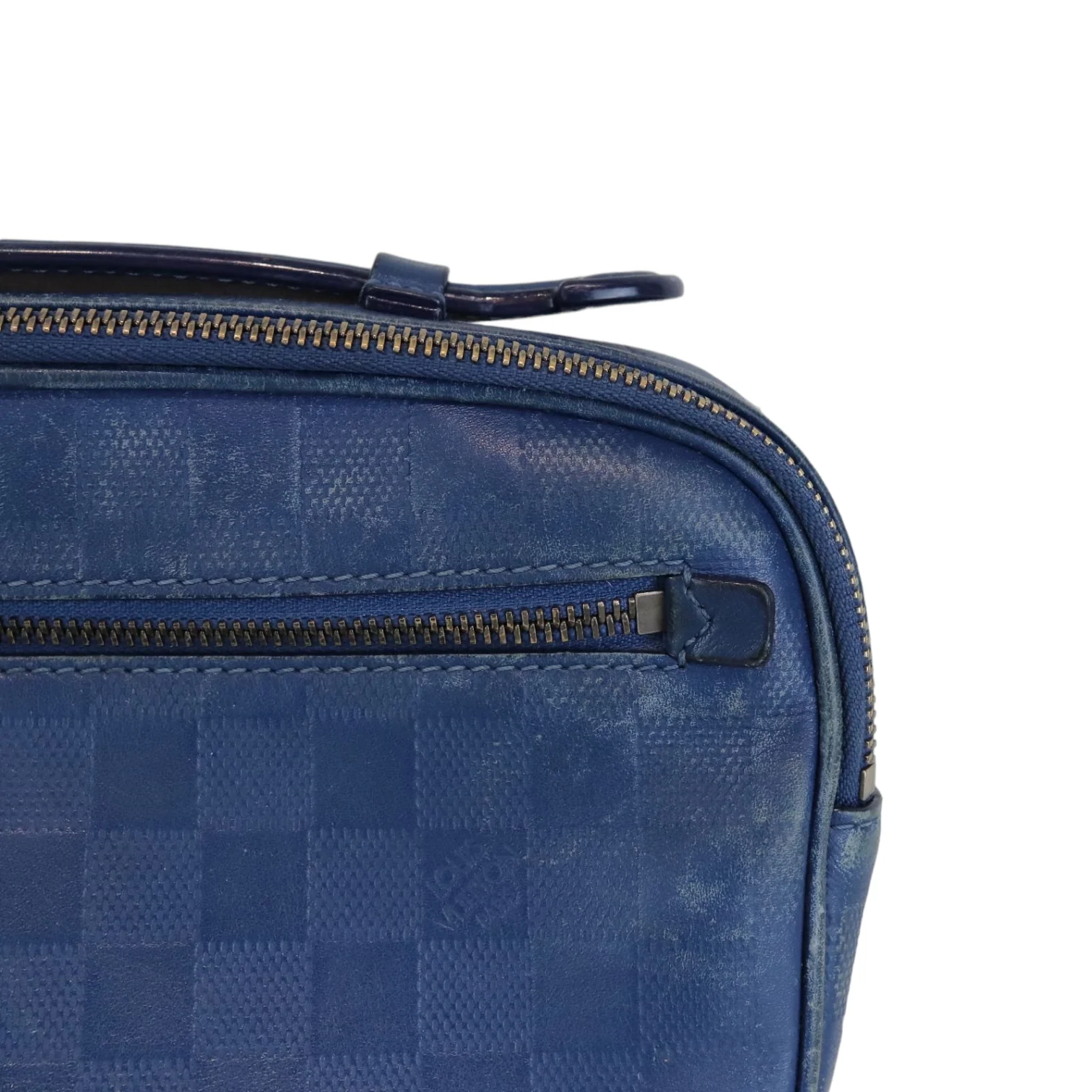 Ambler Leather Blue Bag - Image 8