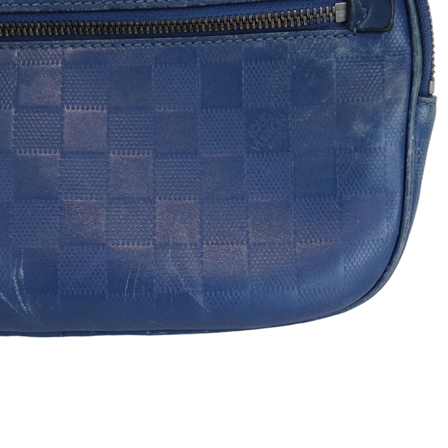 Ambler Leather Blue Bag - Image 9