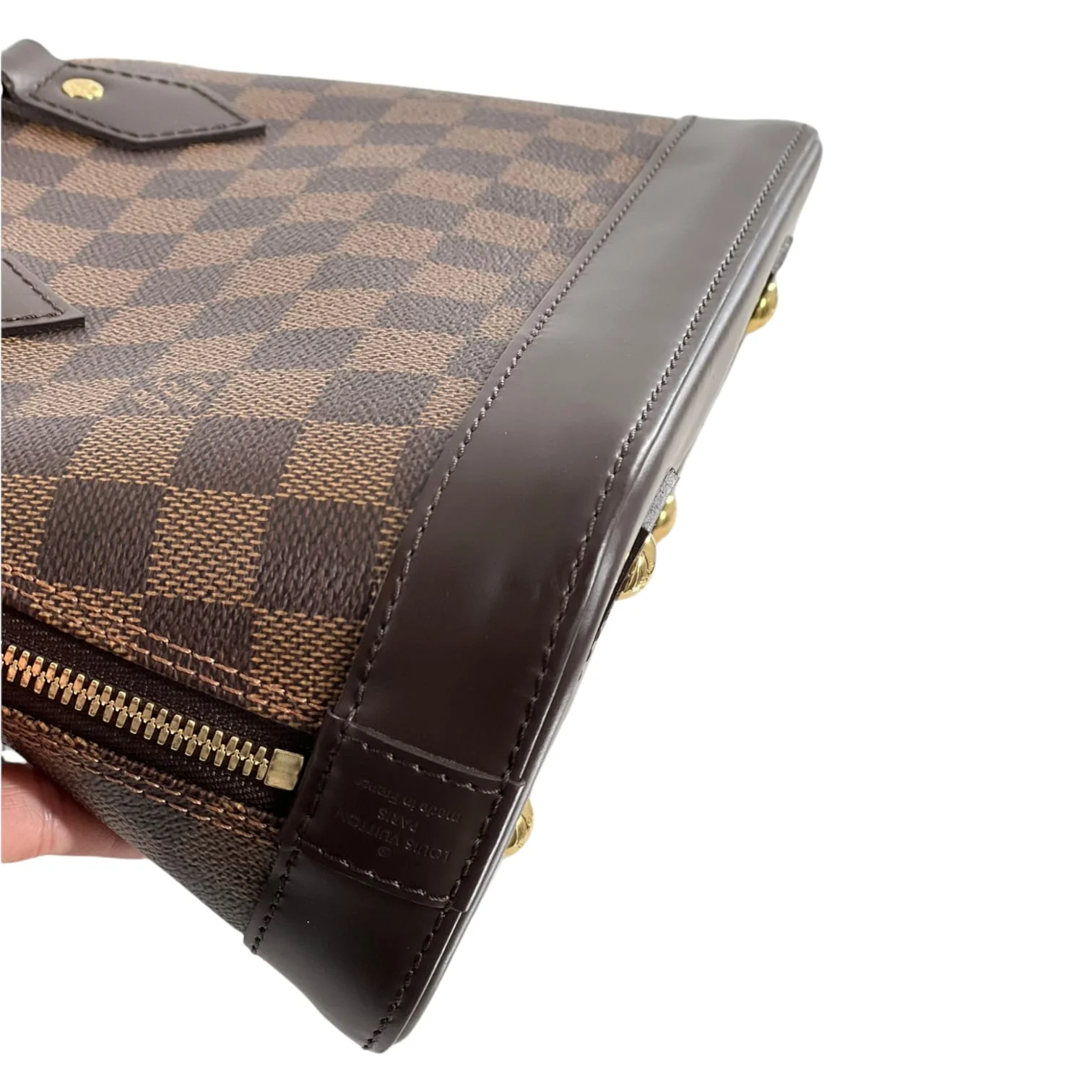 BB Alma Damier Ebene Brown GHW - Image 3