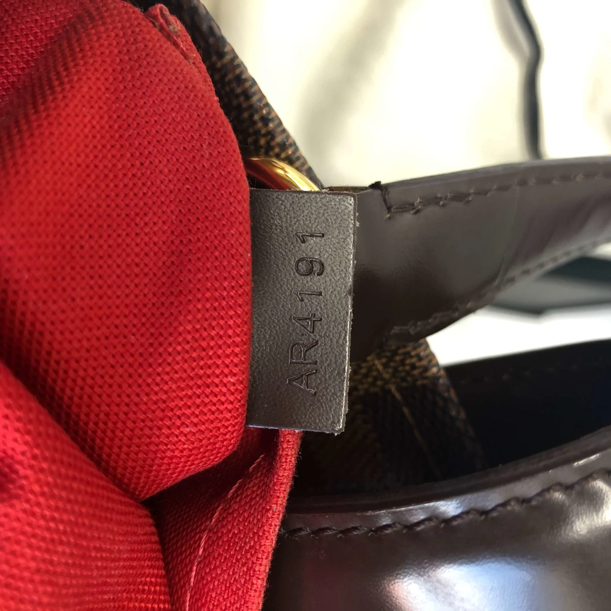 Canvas Cabas Rosebery Bag in Damier Ebene - Image 6