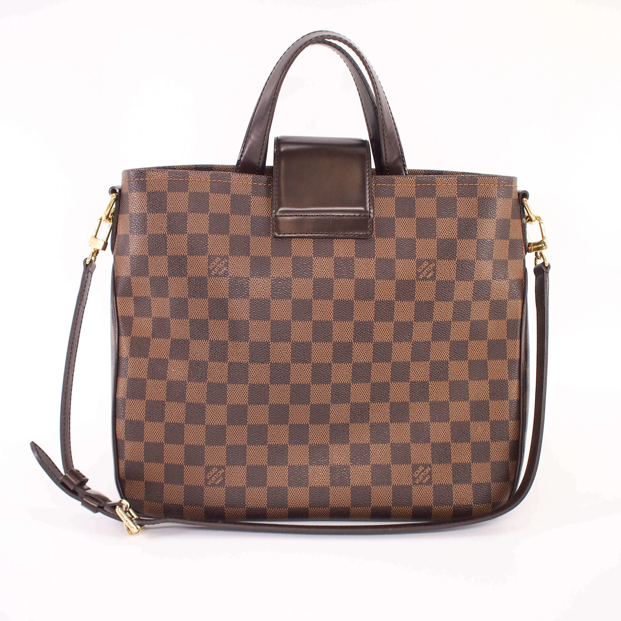 Canvas Cabas Rosebery Bag in Damier Ebene - Image 7