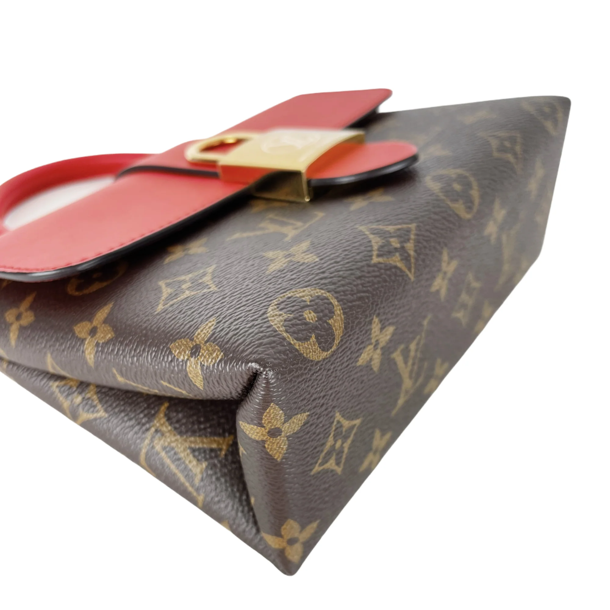 Locky BB Monogram Canvas Brown/Red GHW - Image 11