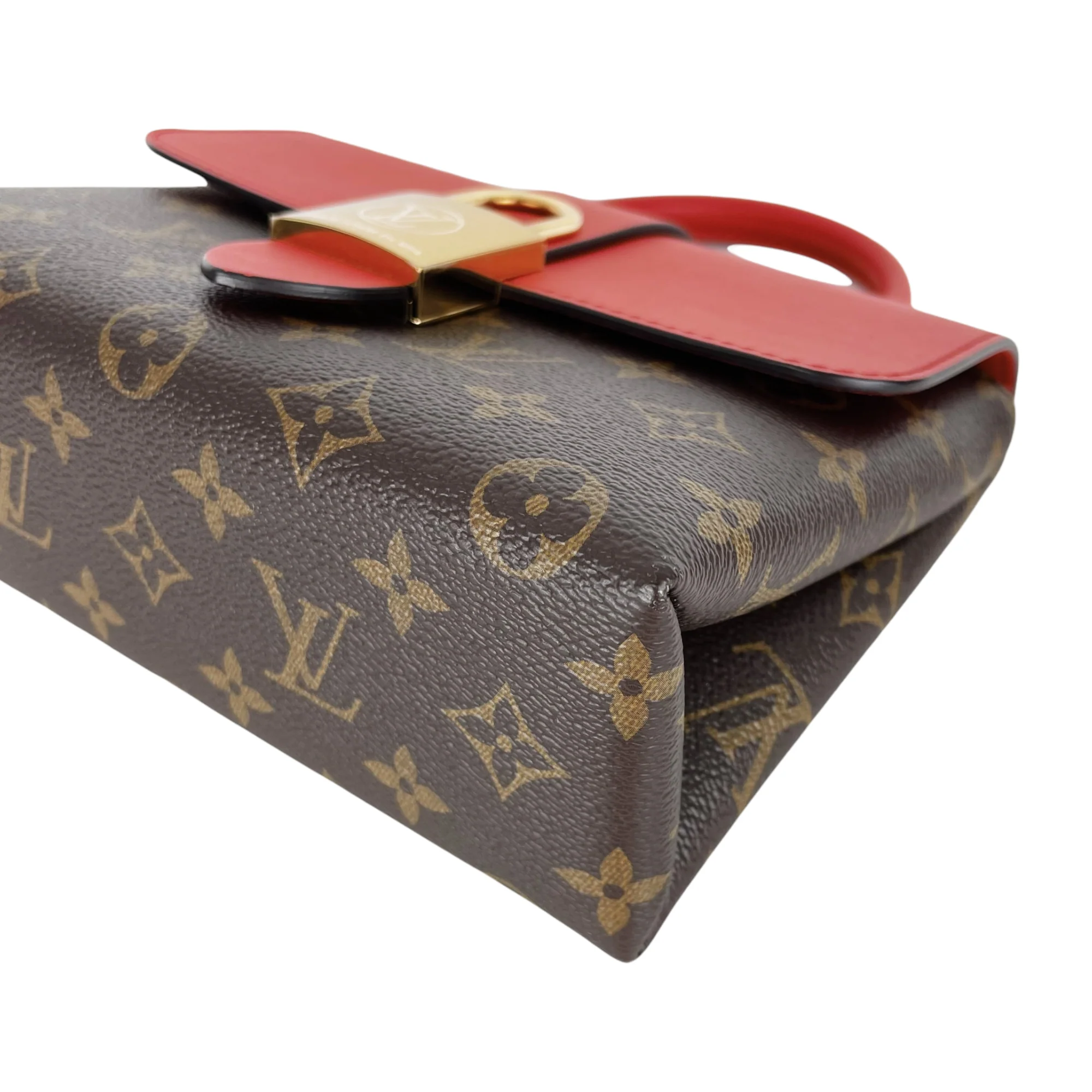 Locky BB Monogram Canvas Brown/Red GHW - Image 12