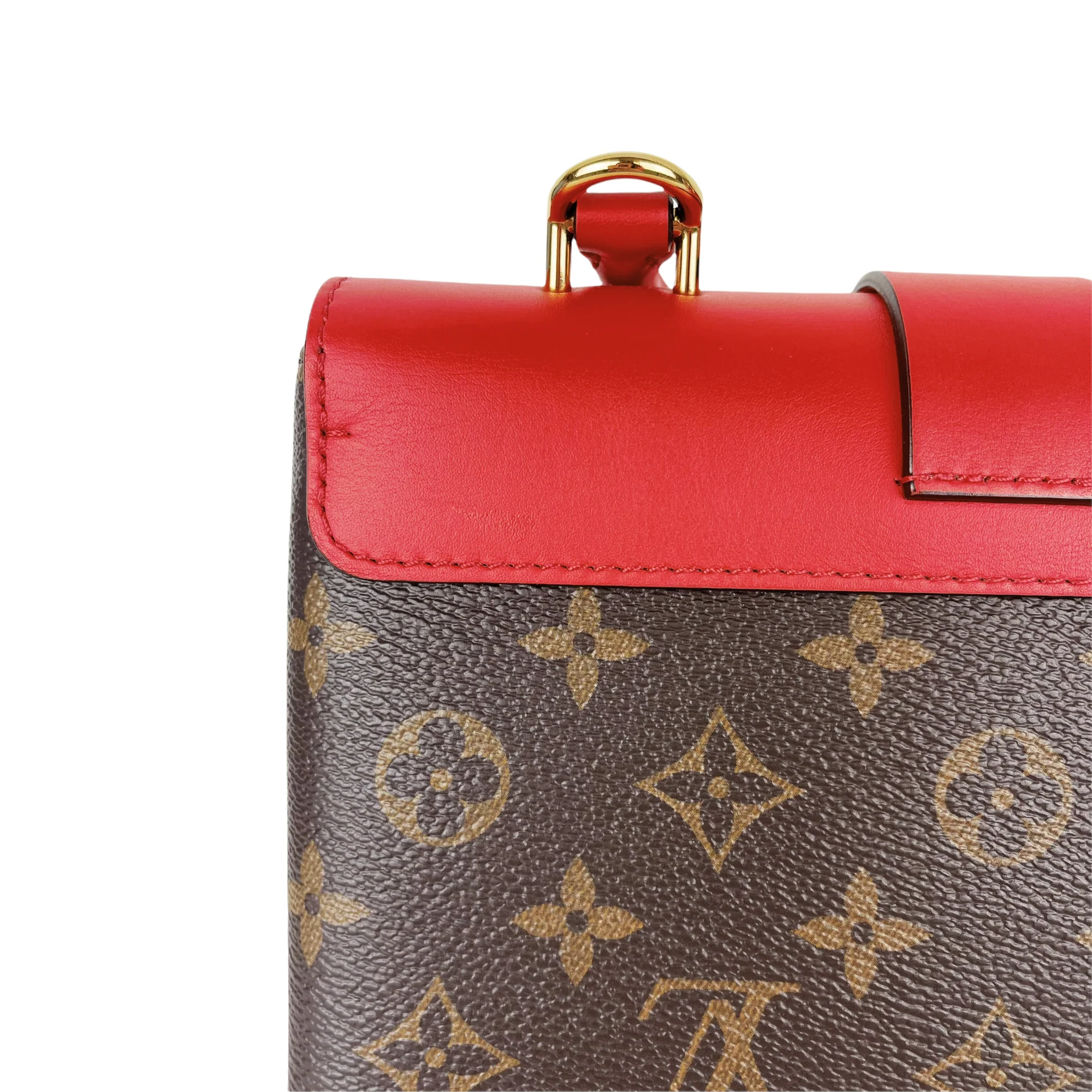 Locky BB Monogram Canvas Brown/Red GHW - Image 14
