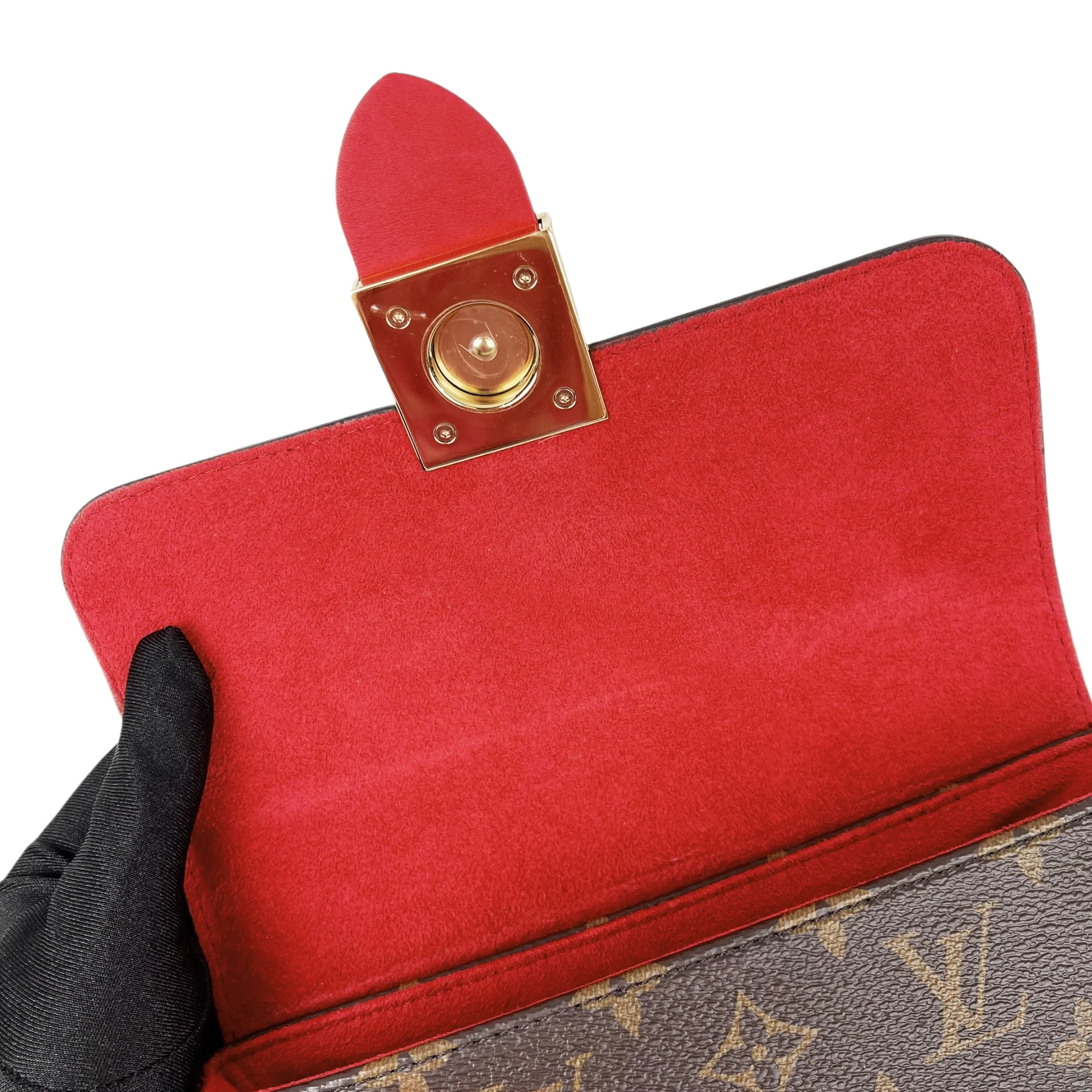 Locky BB Monogram Canvas Brown/Red GHW - Image 23