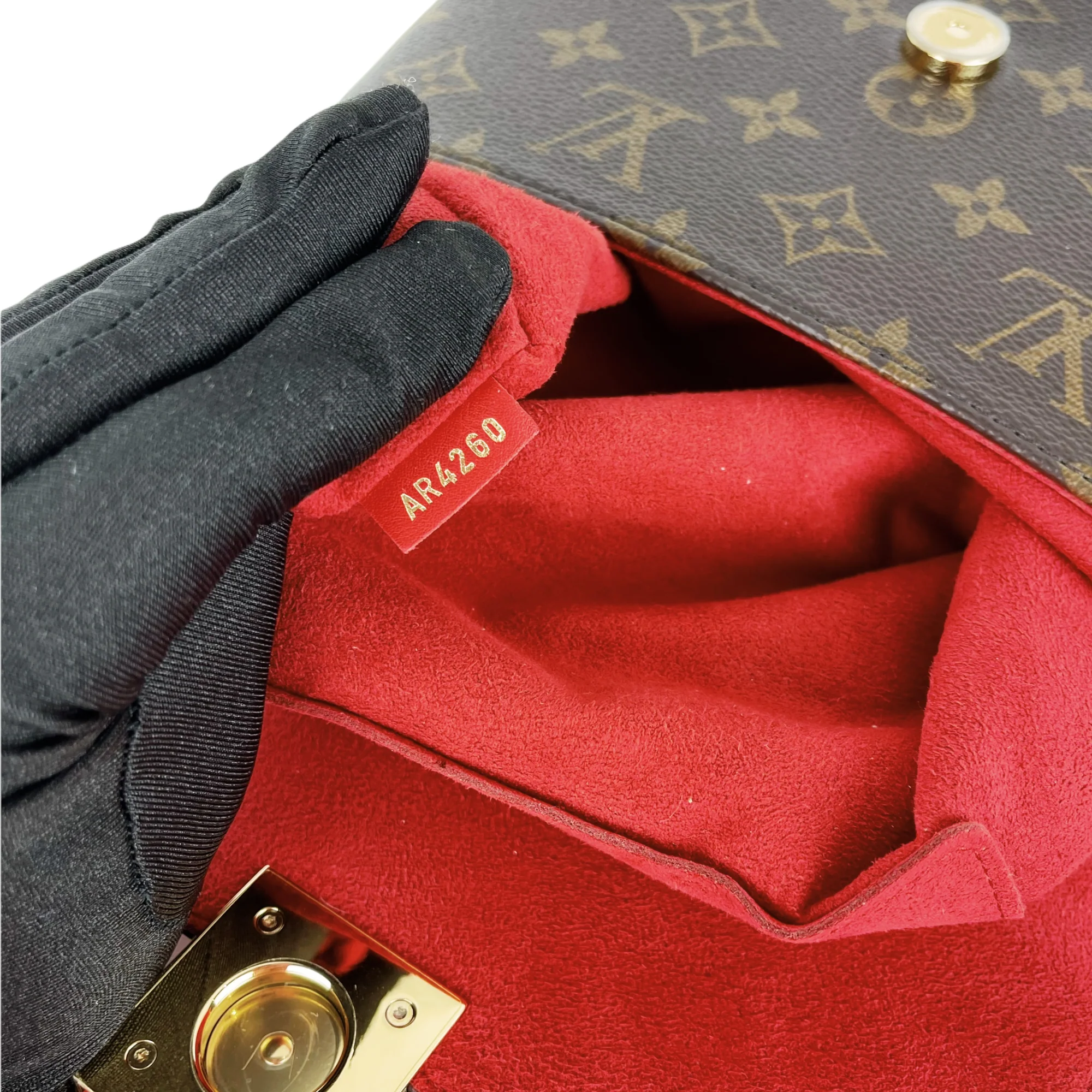 Locky BB Monogram Canvas Brown/Red GHW - Image 26
