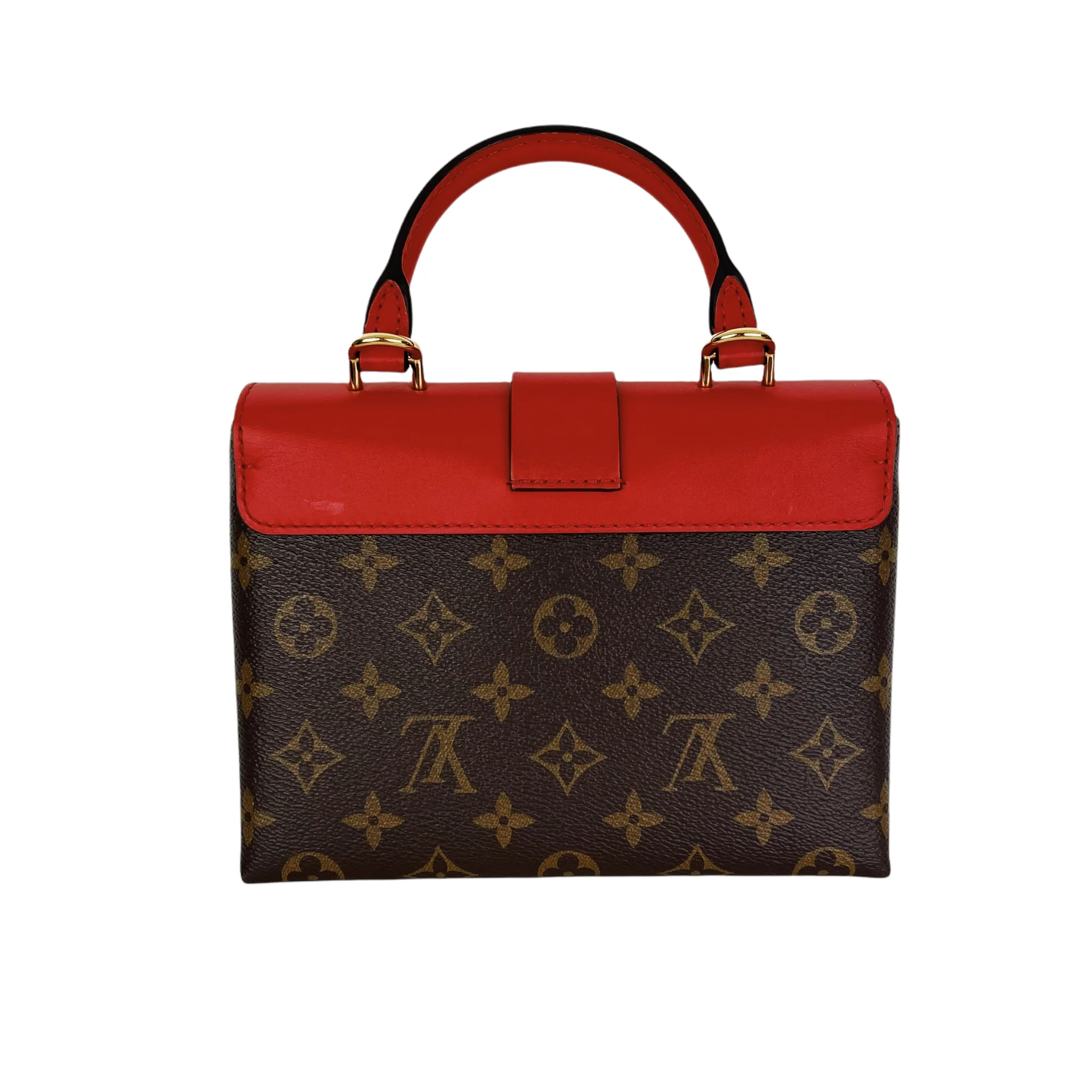 Locky BB Monogram Canvas Brown/Red GHW - Image 3