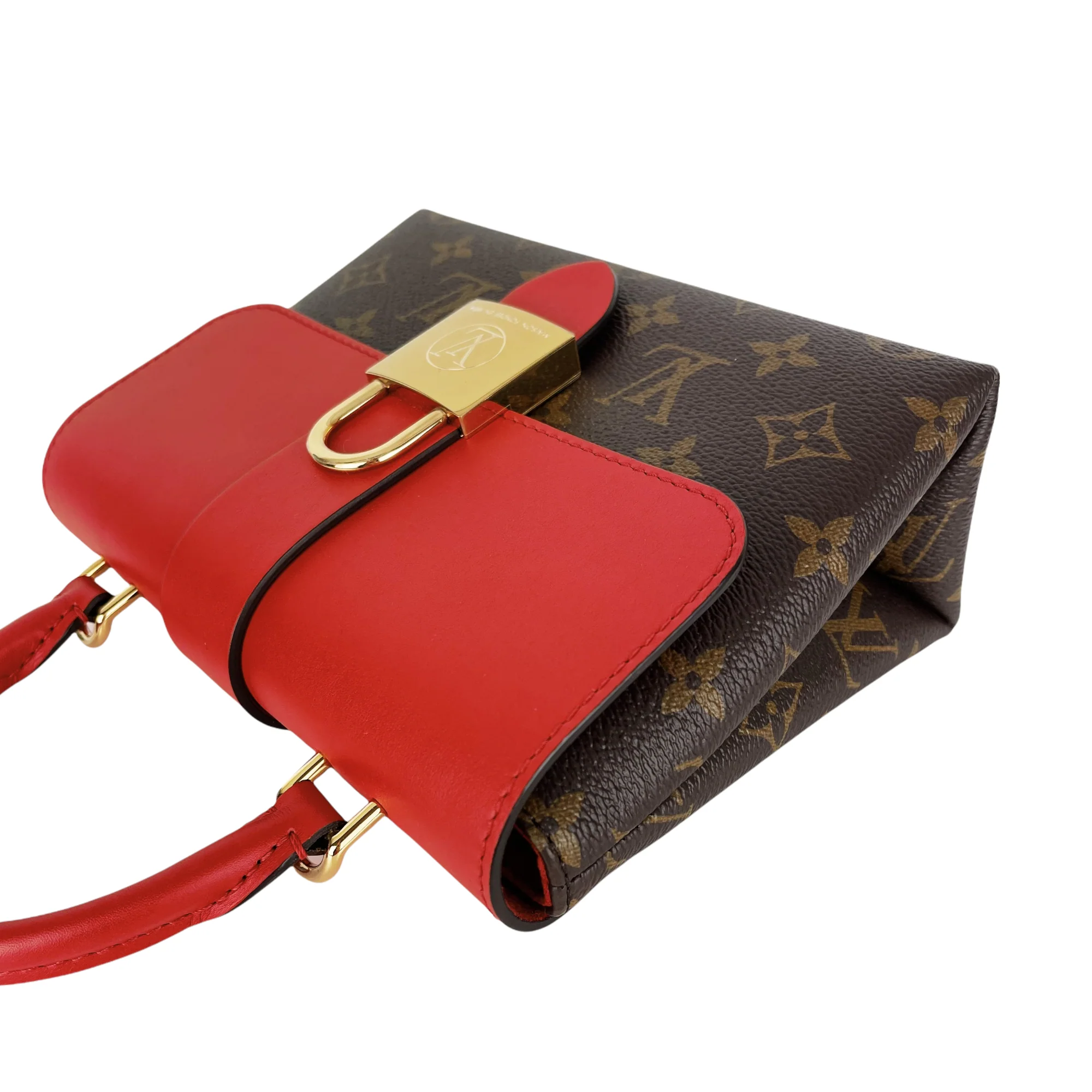 Locky BB Monogram Canvas Brown/Red GHW - Image 6