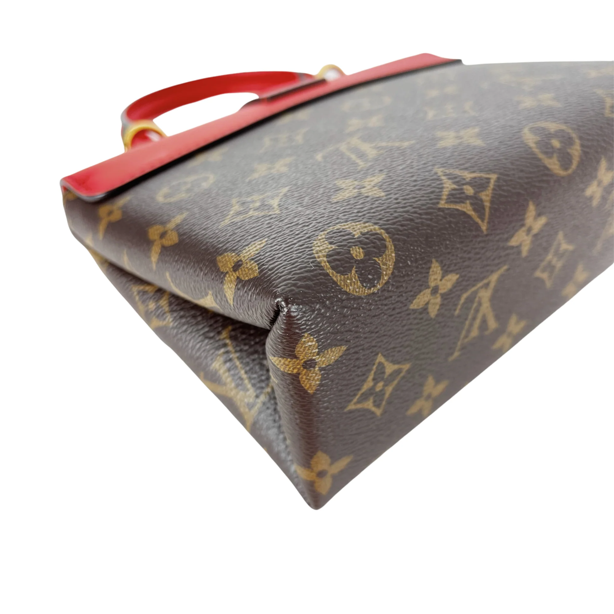 Locky BB Monogram Canvas Brown/Red GHW - Image 9