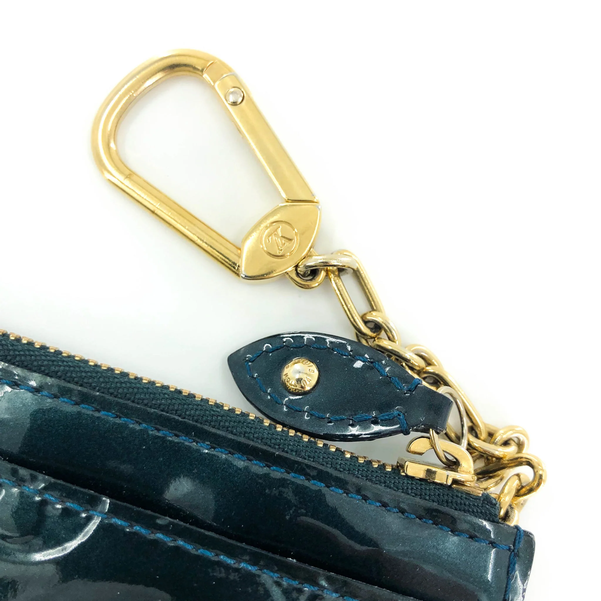 Patent Card Holder Coin Pouch Key Ring - Image 7