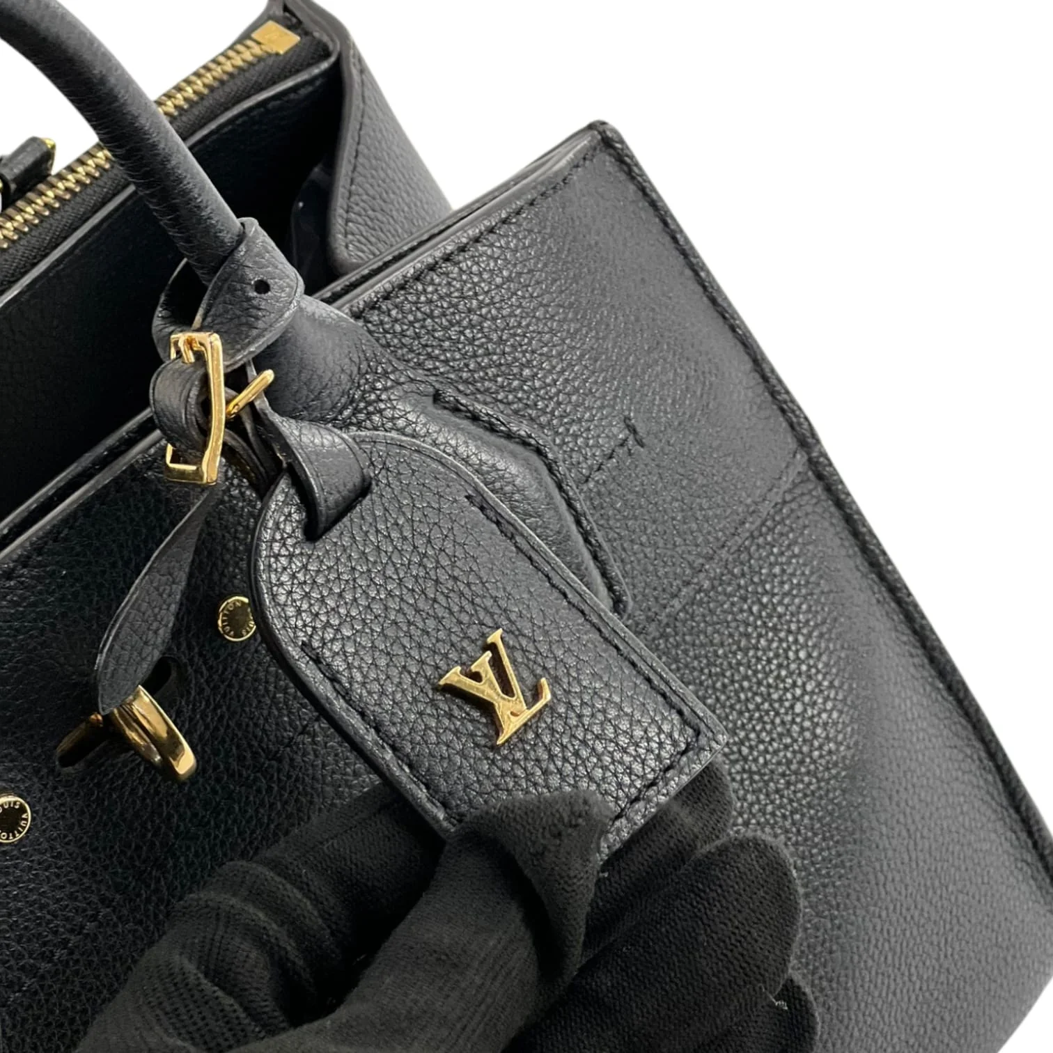 PM City Steamer Calfskin Black GHW - Image 7