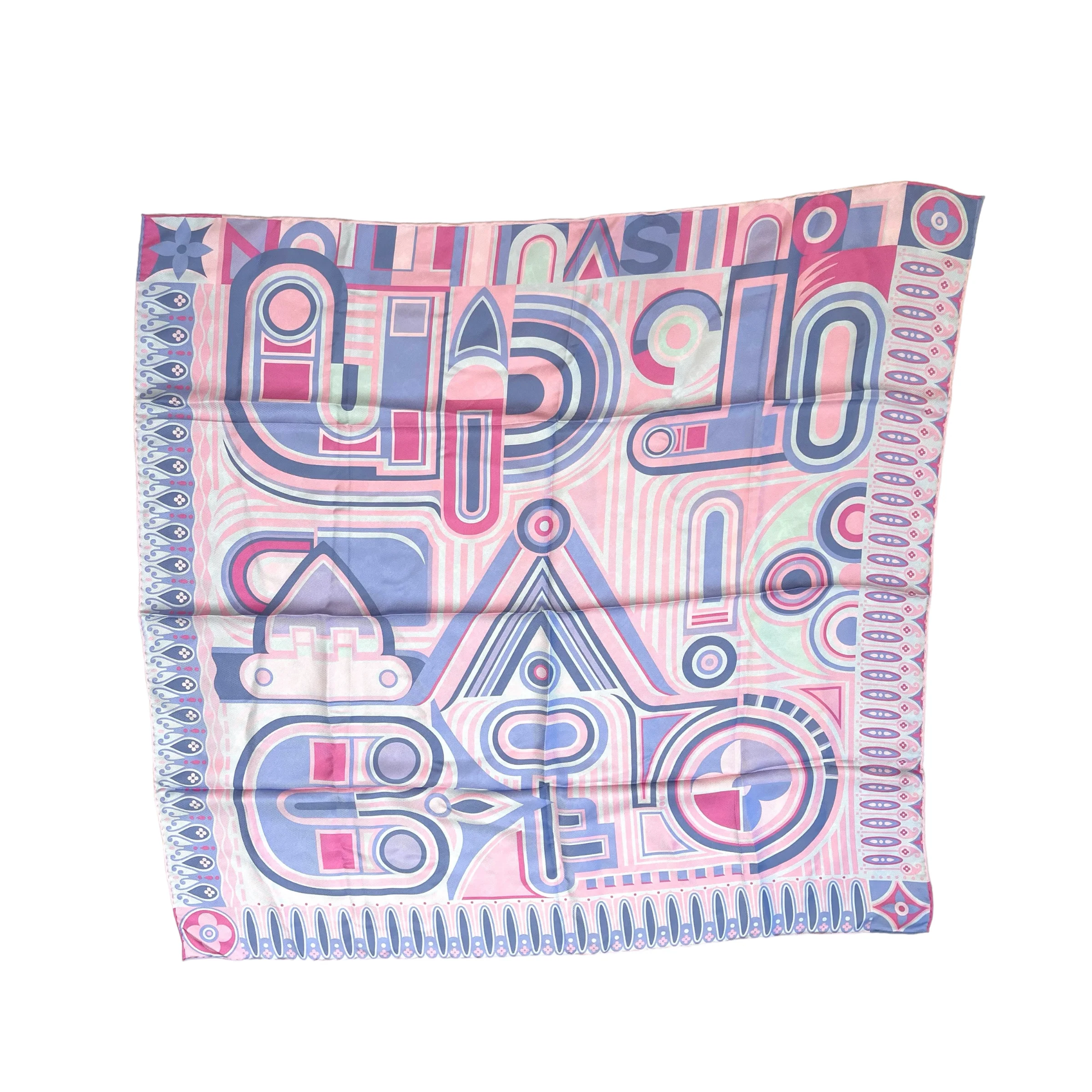 Baby Pink Silk Scarf - Image 3