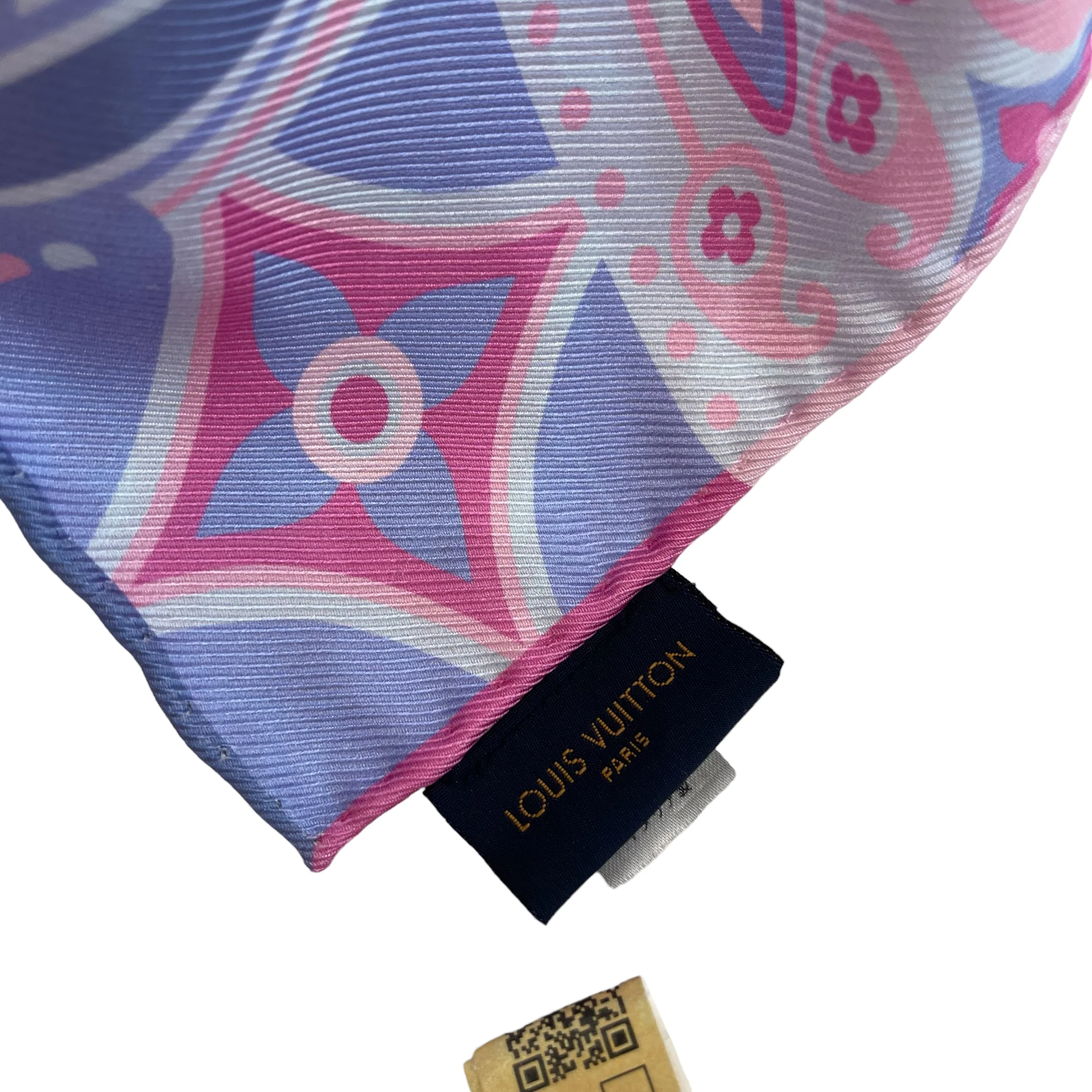 Baby Pink Silk Scarf - Image 5