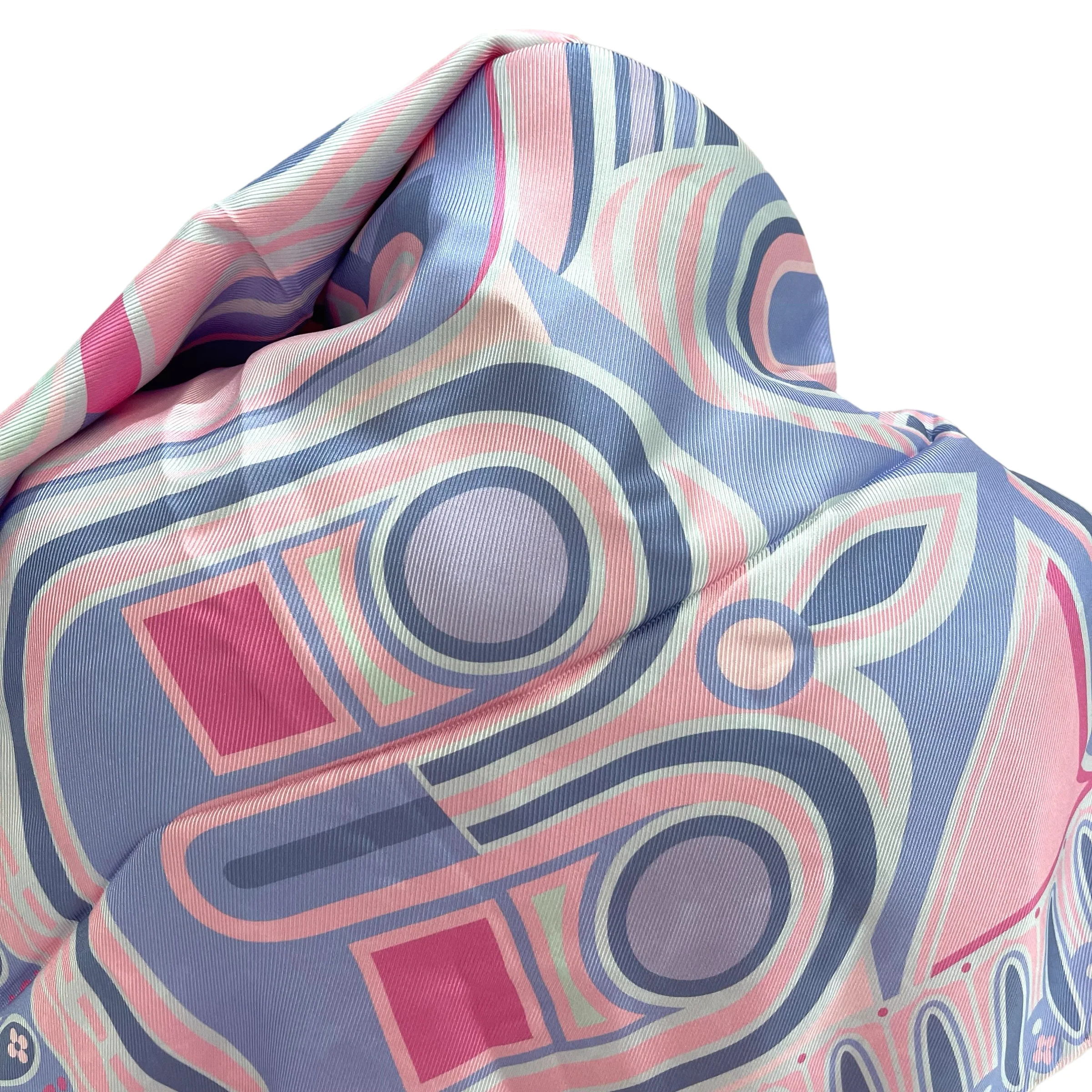 Baby Pink Silk Scarf - Image 6