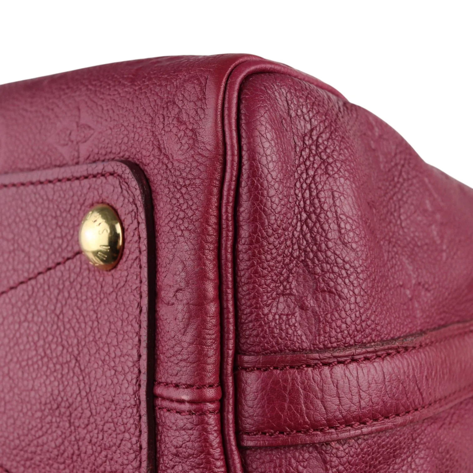 Speedy 25 Empreinte Bandouliere Burgundy GHW - Image 12