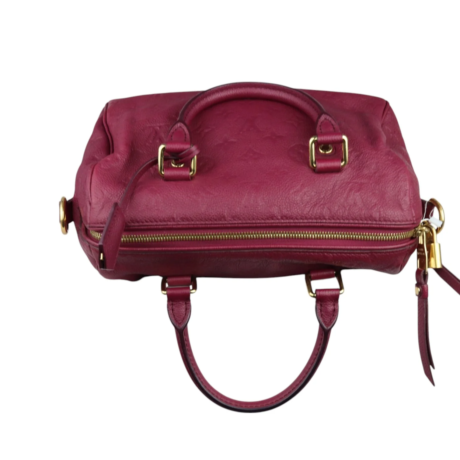 Speedy 25 Empreinte Bandouliere Burgundy GHW - Image 13