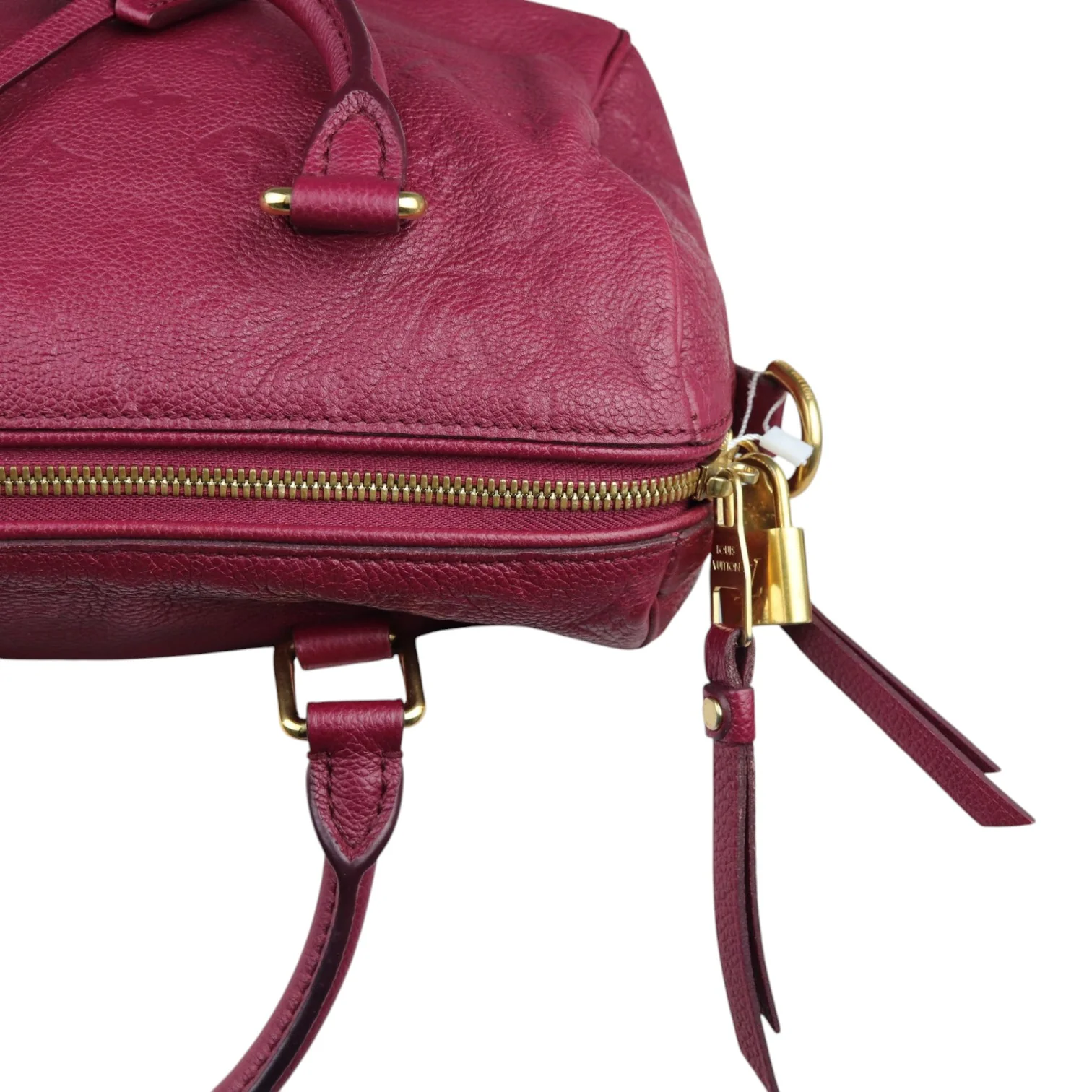 Speedy 25 Empreinte Bandouliere Burgundy GHW - Image 15