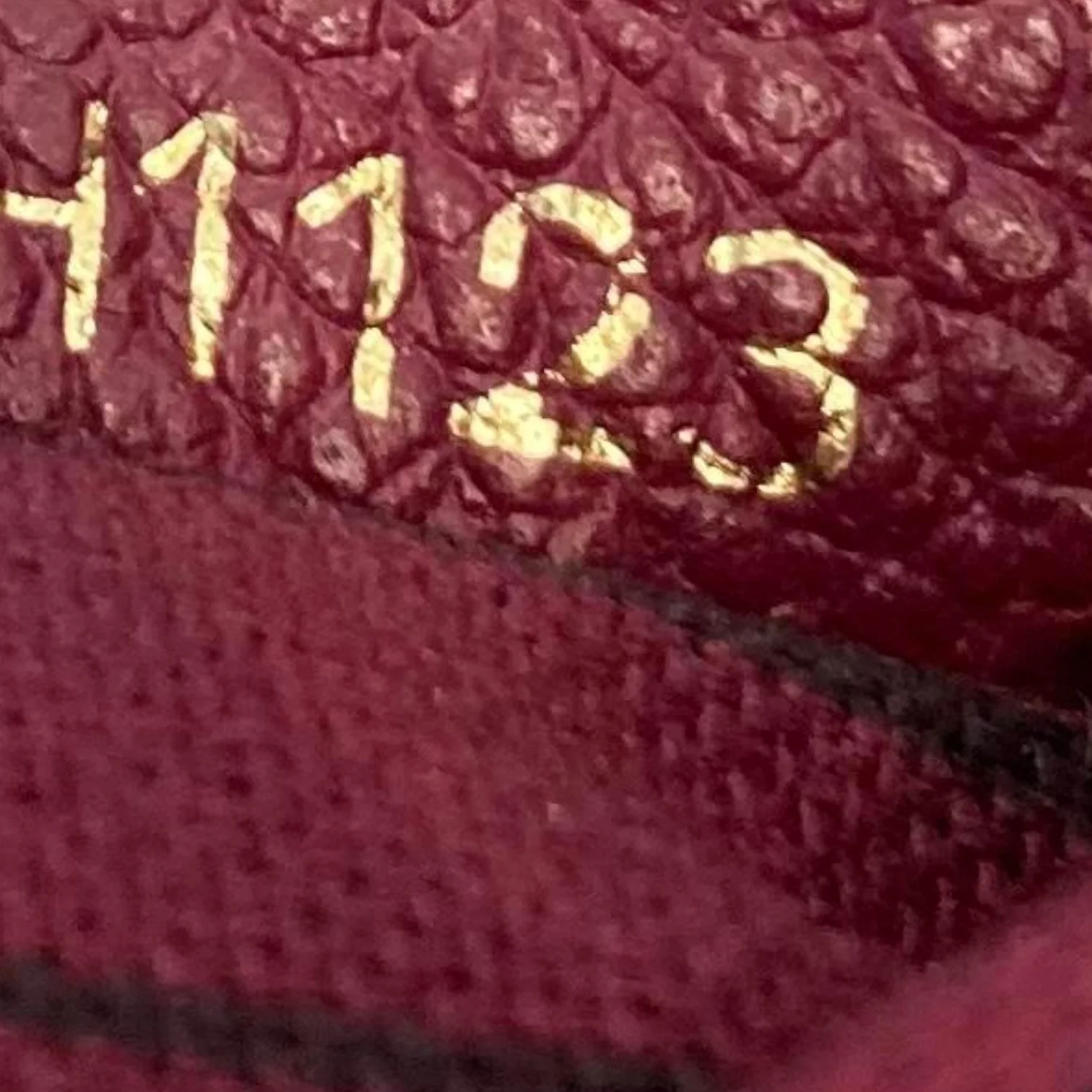 Speedy 25 Empreinte Bandouliere Burgundy GHW - Image 27