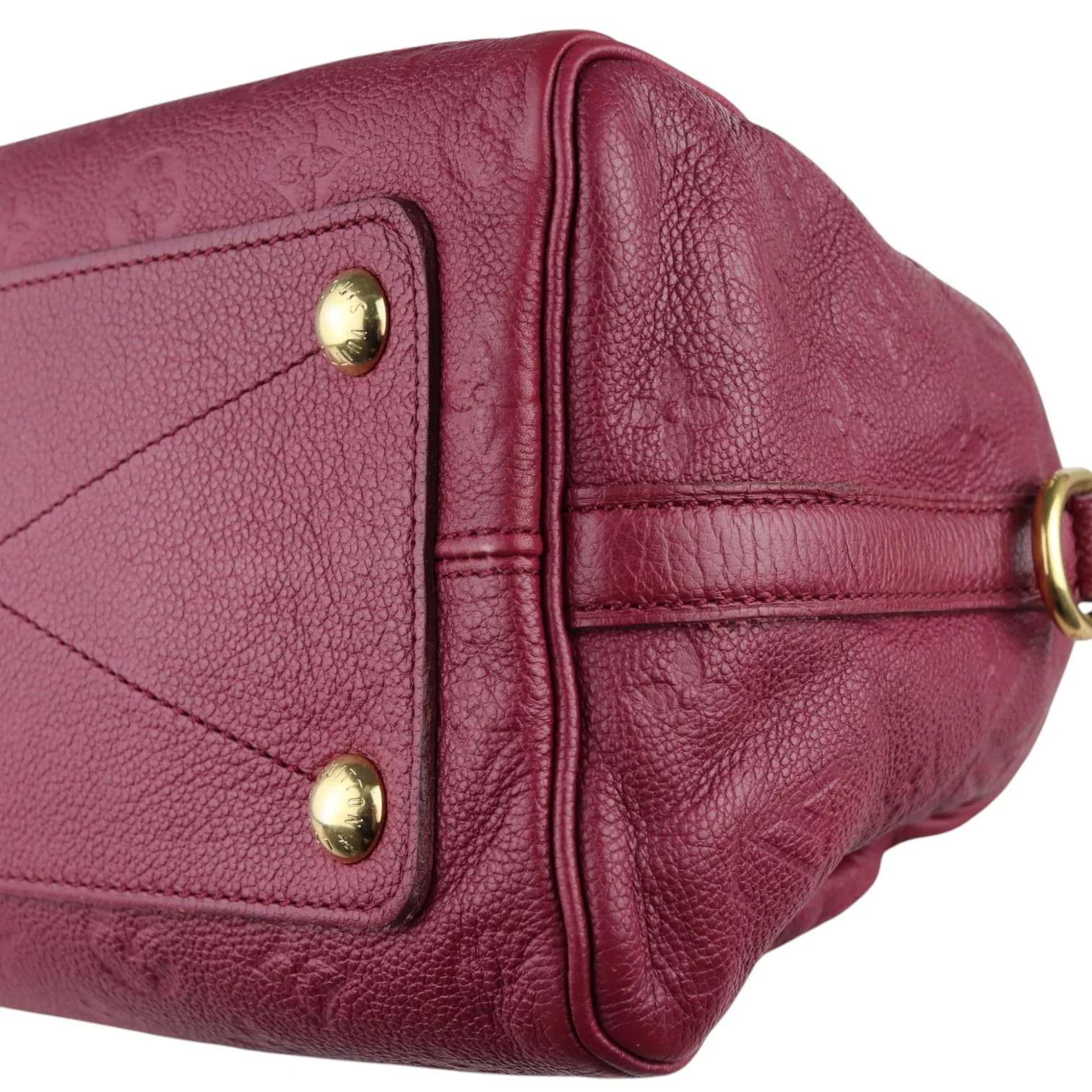 Speedy 25 Empreinte Bandouliere Burgundy GHW - Image 7