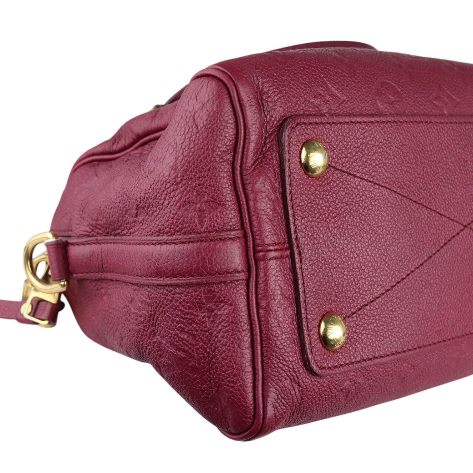 Speedy 25 Empreinte Bandouliere Burgundy GHW - Image 8