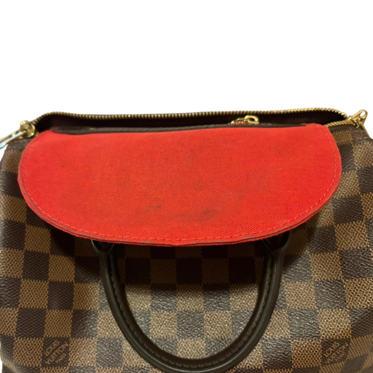 Speedy Bandouliere 25 Damier Ebene Brown GHW - Image 13