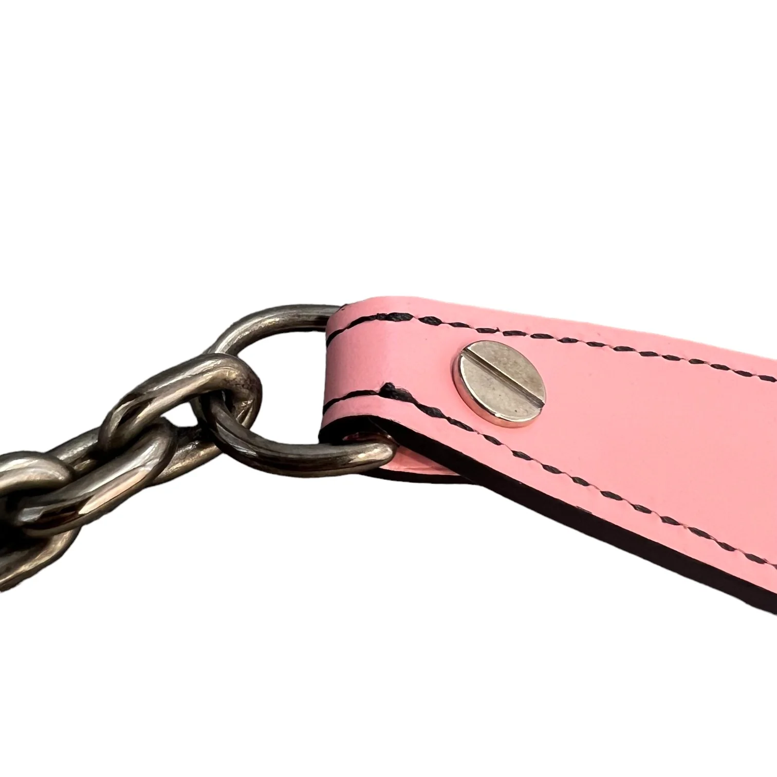 Twist Chain Wallet Chain Flower Print Epi Pink SHW - Image 13