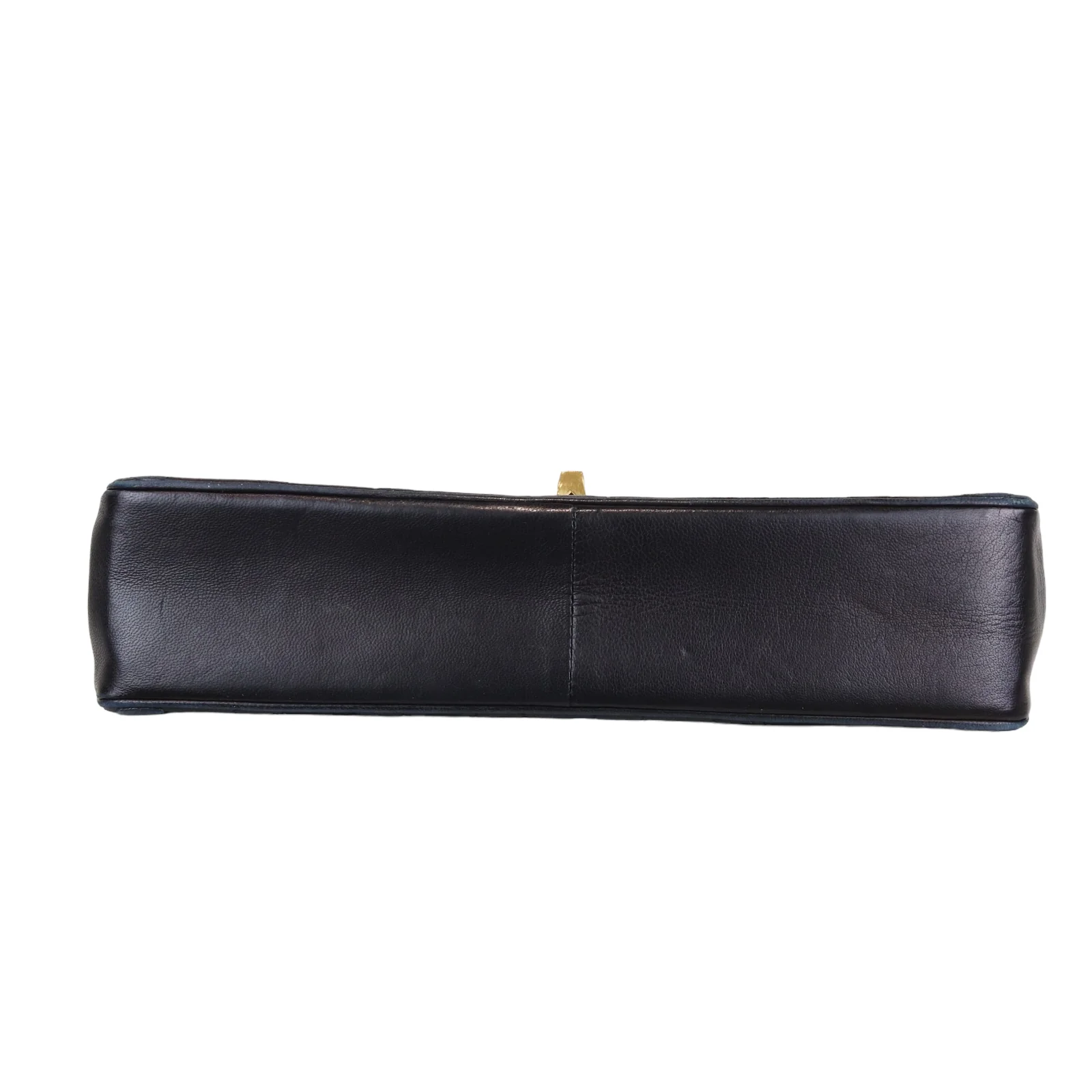 Mademoiselle Vintage Double Flap Medium Black GHW - Image 6