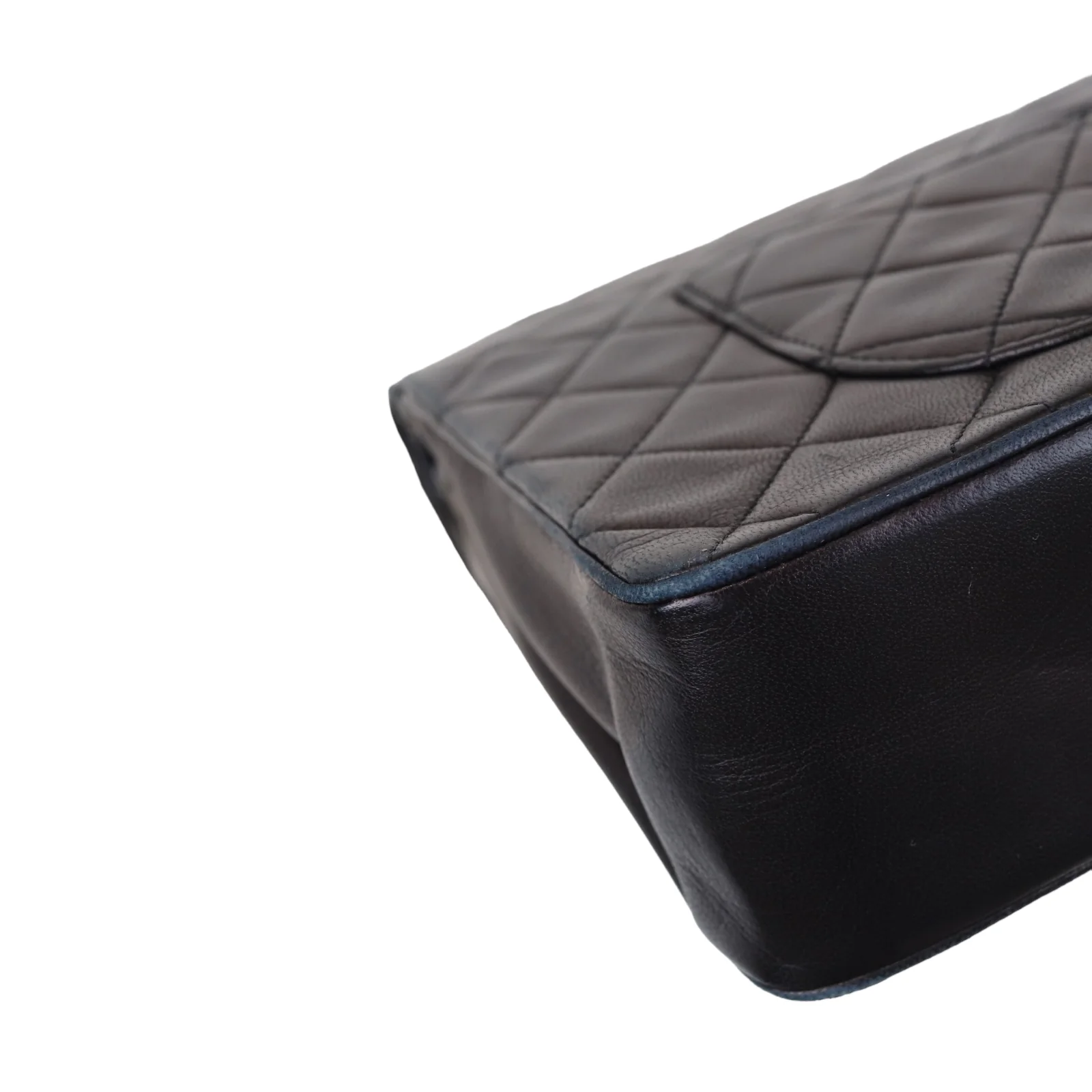 Mademoiselle Vintage Double Flap Medium Black GHW - Image 9