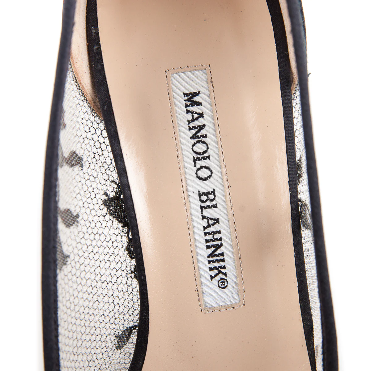 BB Lace Pointed Heels Black - Image 7