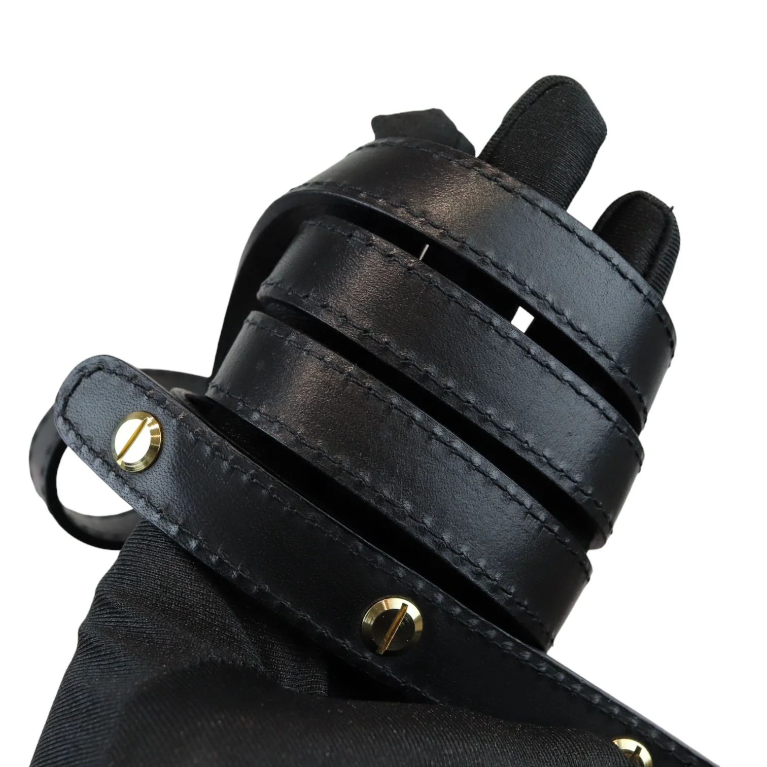 Vegetable Tanned Mini Bucket Bag Calfskin Black - Image 18