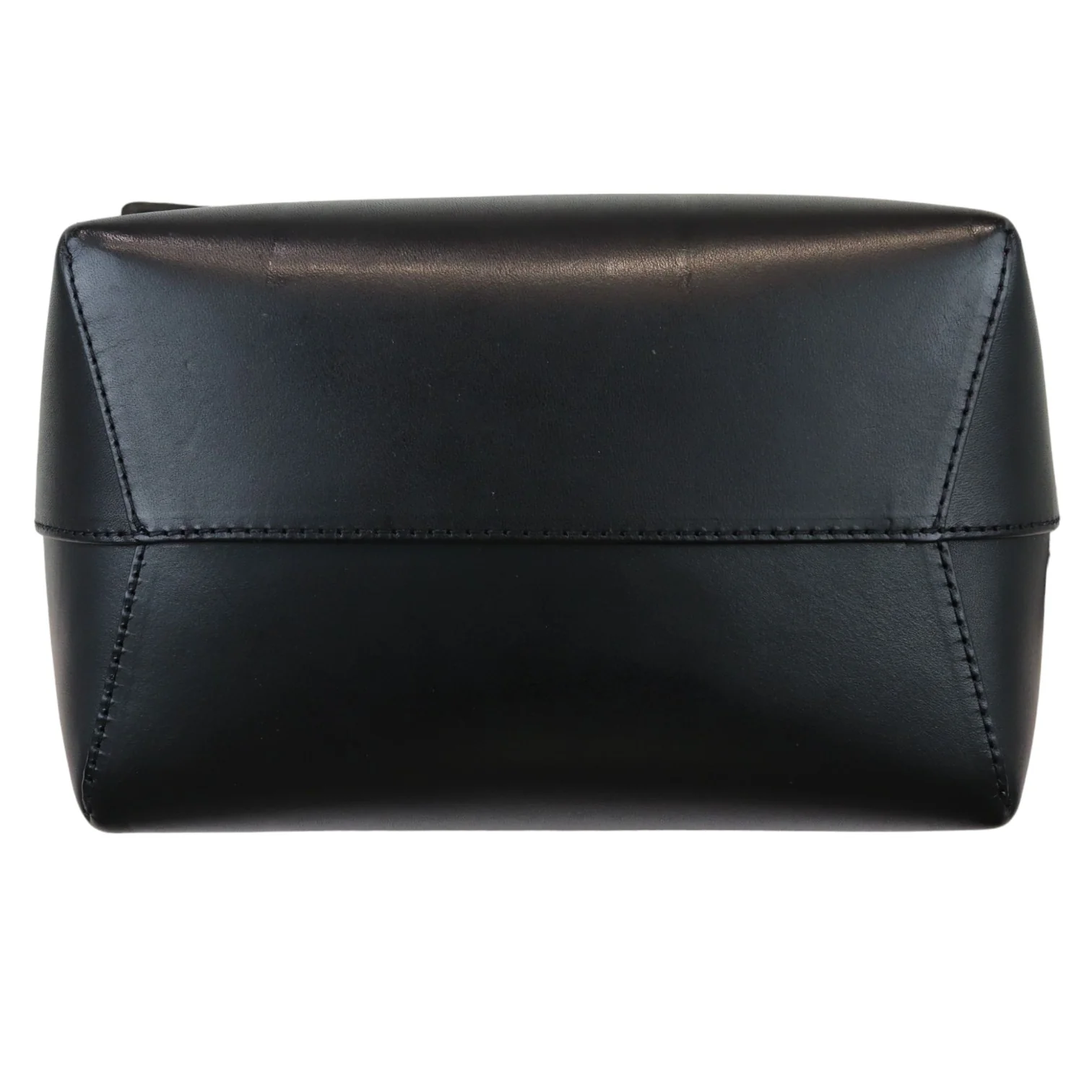 Vegetable Tanned Mini Bucket Bag Calfskin Black - Image 3