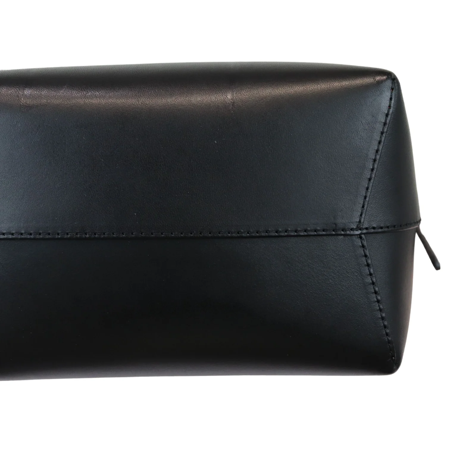 Vegetable Tanned Mini Bucket Bag Calfskin Black - Image 9