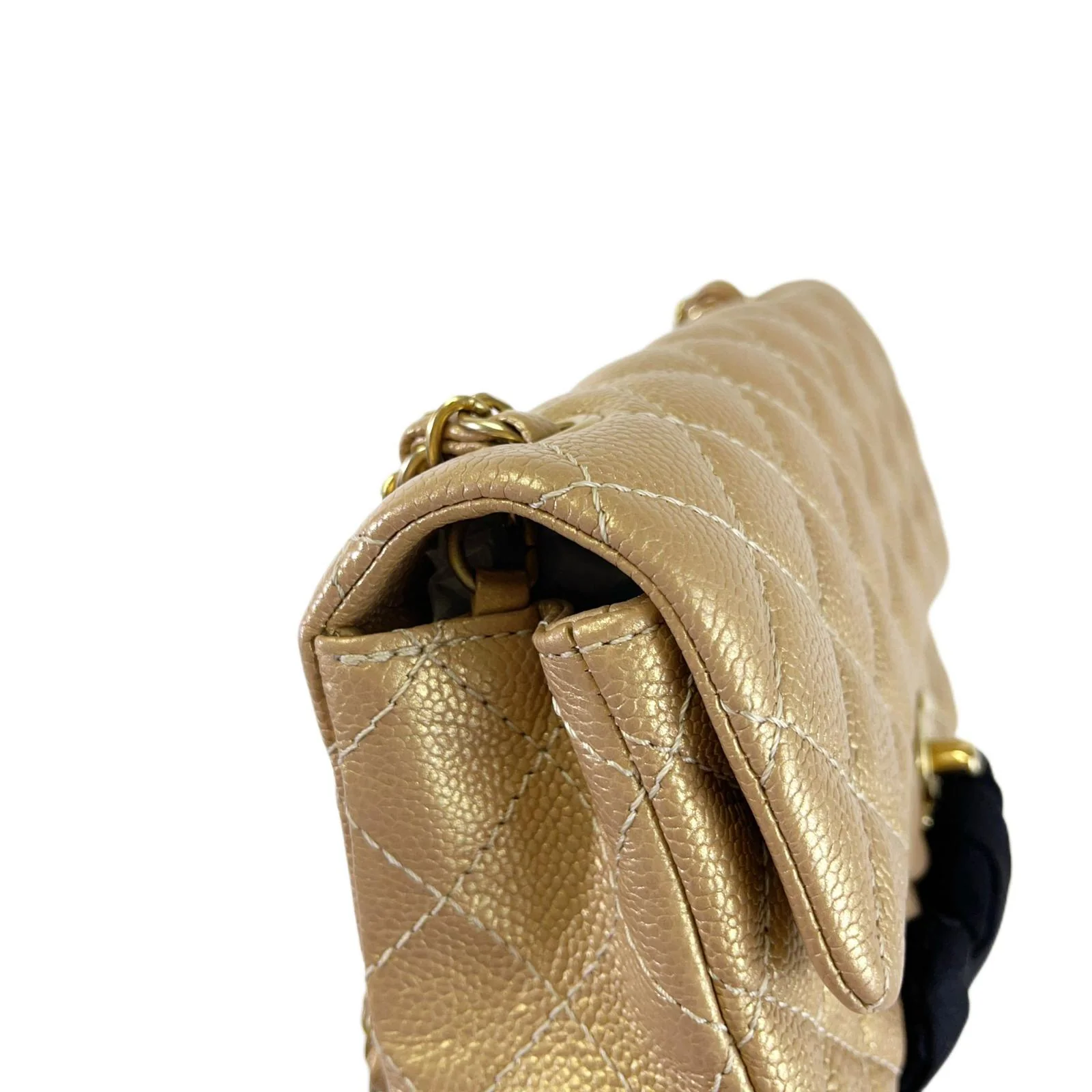 Mini 15C Rectangle Caviar Gold GHW - Image 16