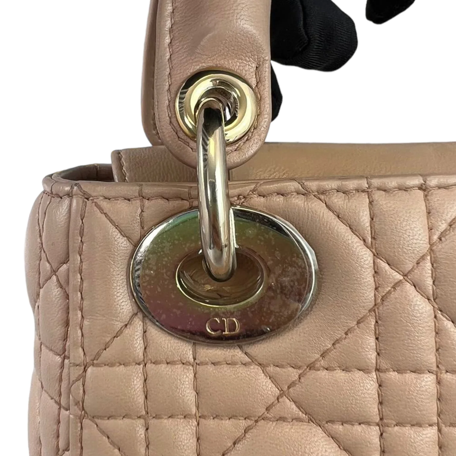 Mini Lady Dior Lambskin Beige GHW - Image 10